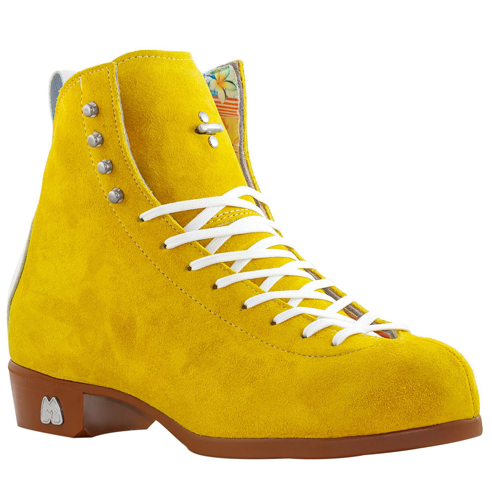 Moxi Jack Quad Skate Boot Custom Pineapple Design - Premium Roller Skates for Women & Girls - Perfect for Roller Derby, Artistic Skating & Outdoor Fun