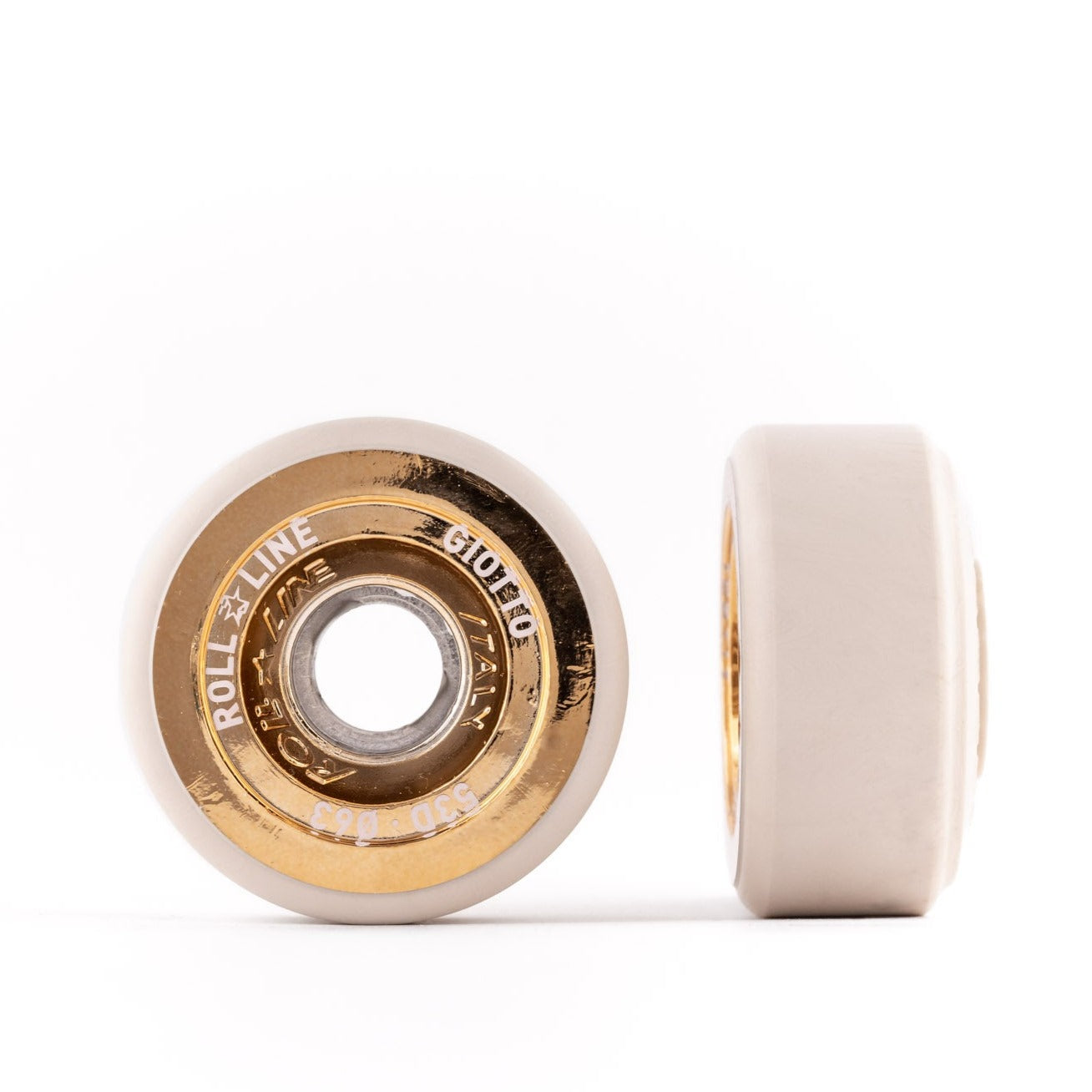 Roll Line Giotto 63mm Wheels 8pk - Premium Roller Skating Wheels for Indoor & Outdoor Use - Perfect for Artistic Skating, Dance, and Roller Derby