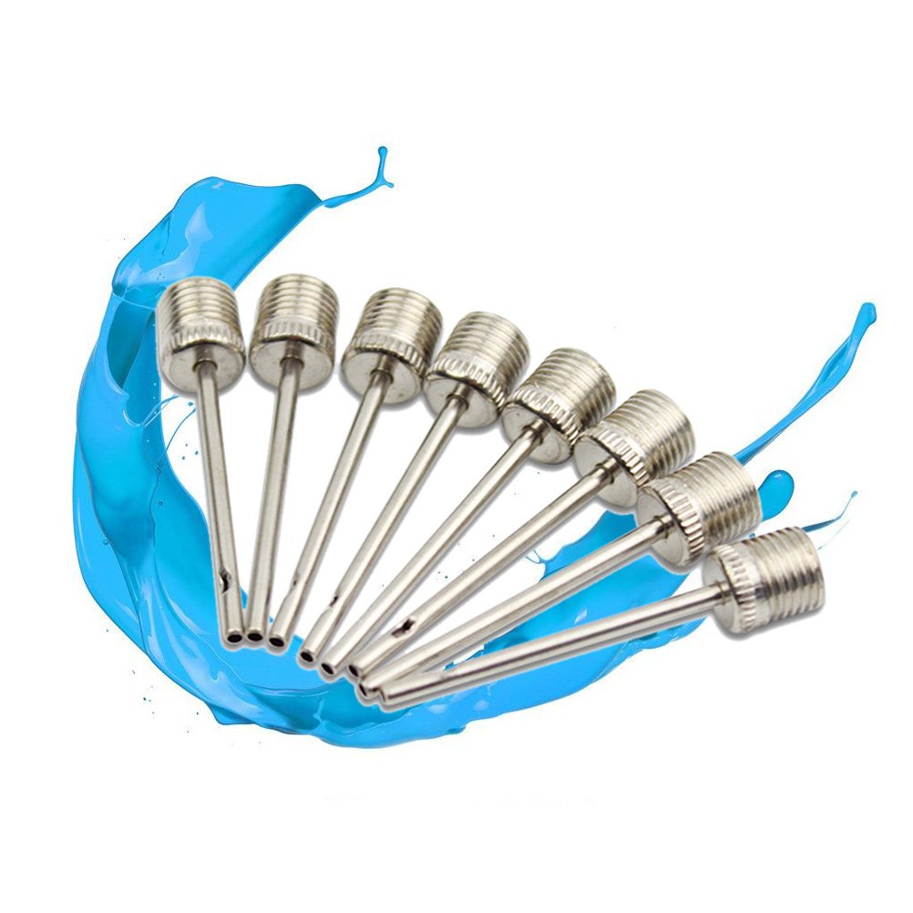 10Pcs Metallic Ball Inflation Needles - Air Pump Accessories for Sports Balls (Football, Basketball, Soccer, Volleyball) - Perfect for Home, Gym & Field Equipment Maintenance