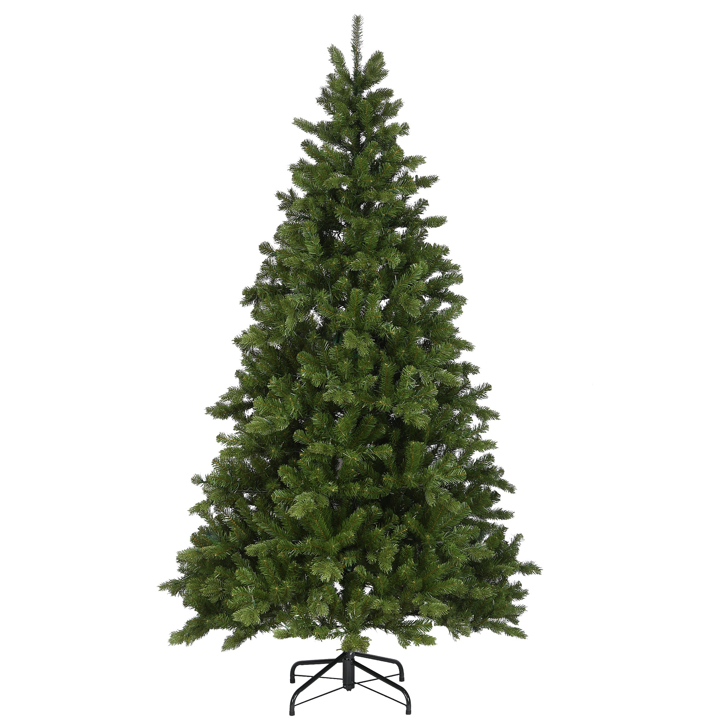 7.5 ft Pre-Lit Victoria Spruce Artificial Christmas Tree with 500 Clear LED Lights - Perfect for Living Room, Office & Holiday Decorations