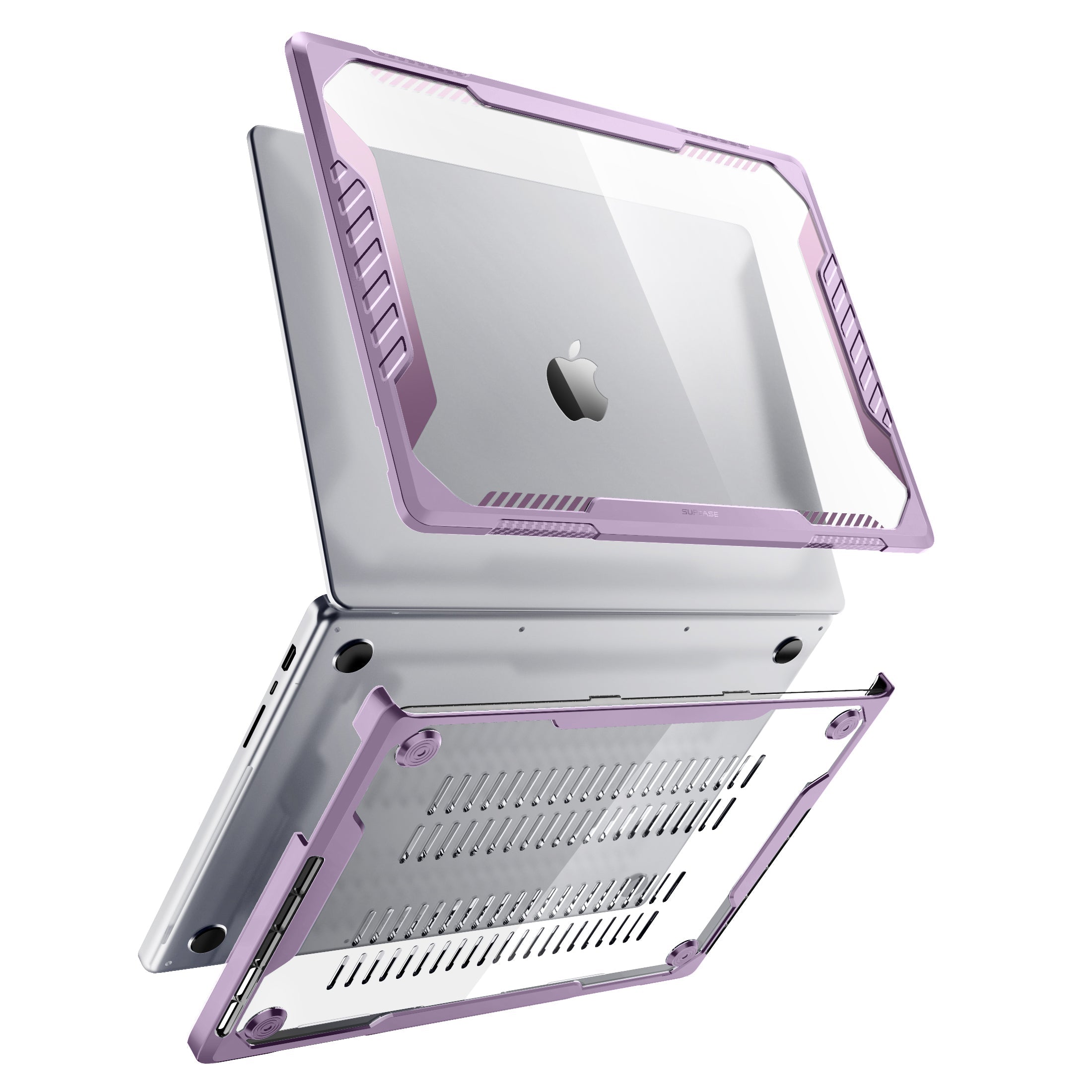 Apple MacBook Pro 16-inch M1/M2 Pro Case (2021-2023 Model) - SUPCHE Unicorn Beetle Pro Protective Cover - Shockproof & Scratch-Resistant - Purple | Perfect for Work, Travel & College Students