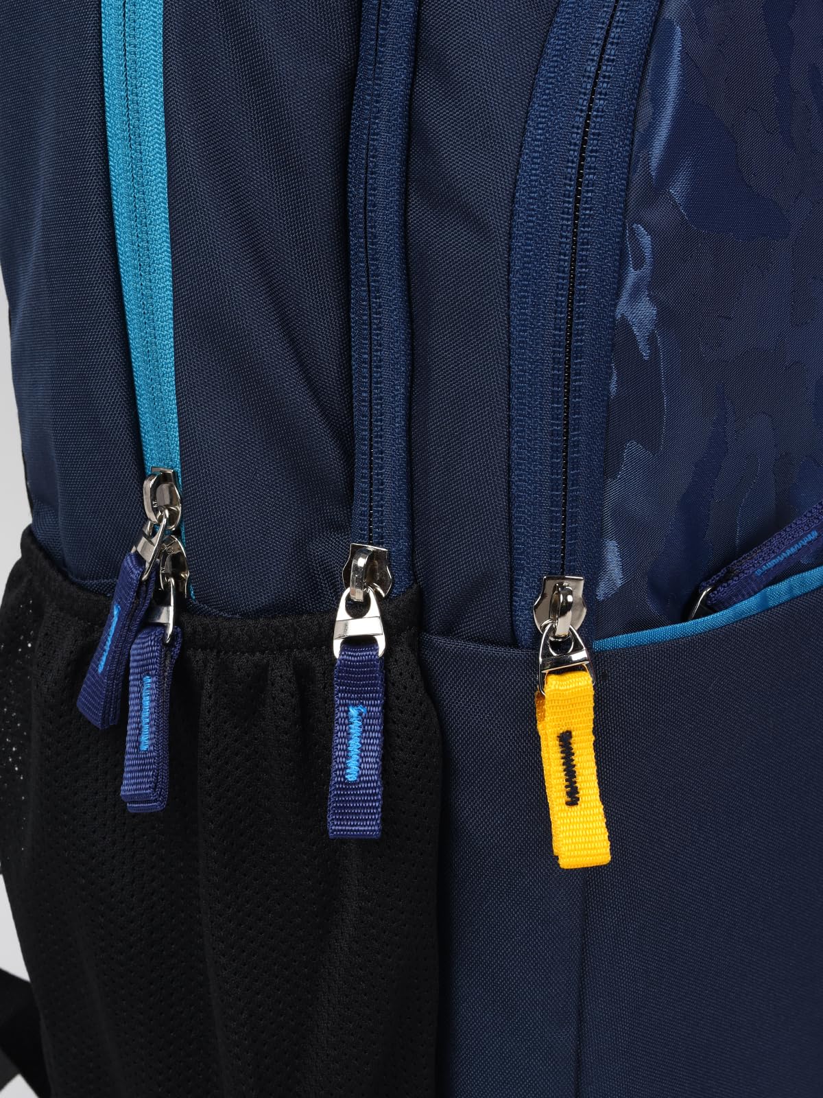 PB Pearl Bags 3-Compartment Polyester Blue Unisex Backpack - Lightweight Travel Backpack for School, Work & Outdoor Adventures