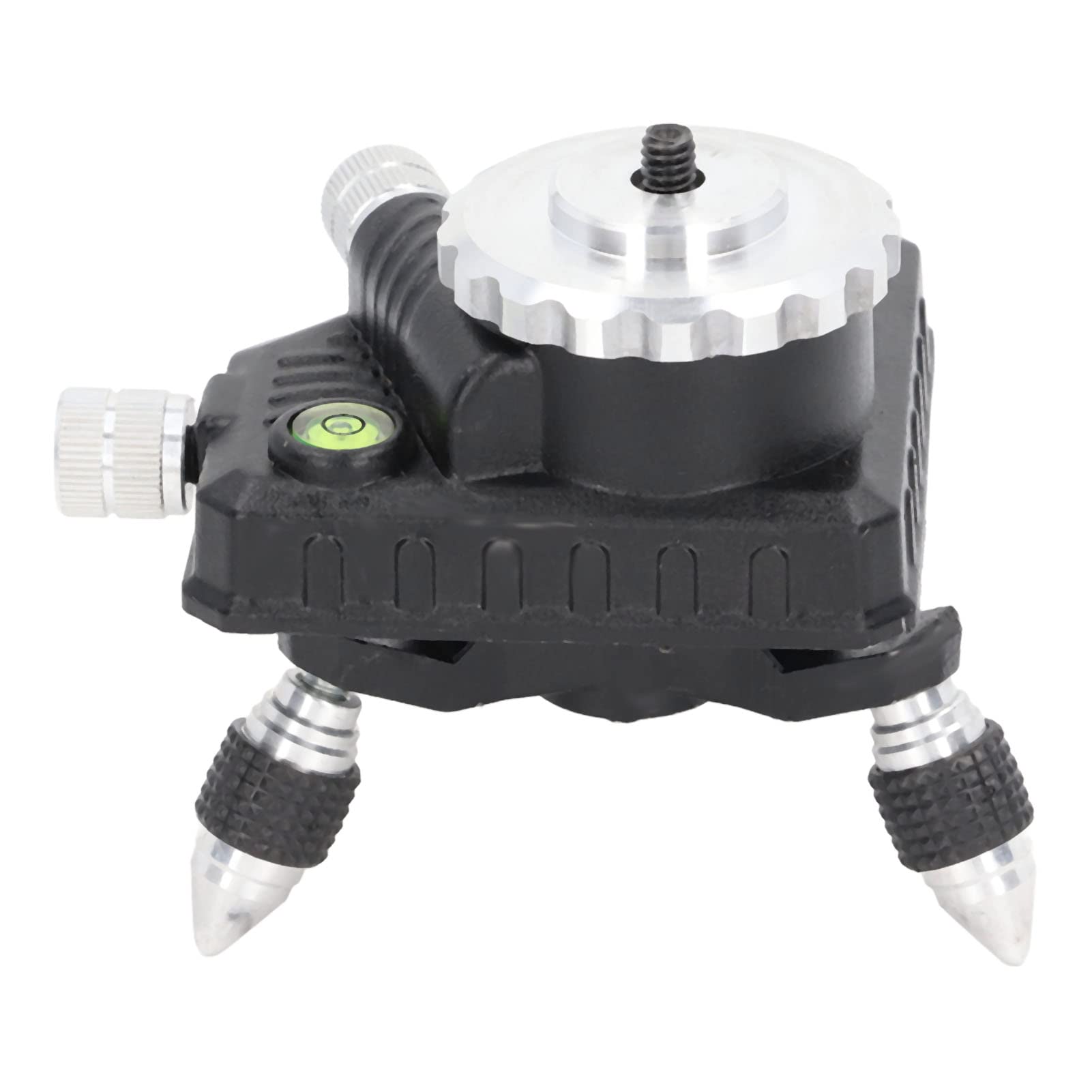 TANIQIACa 360° Rotatable Fine-Tuning Adapter with Height Adjustment for Laser Level - Perfect for Construction, Flooring & Tile Installation Projects