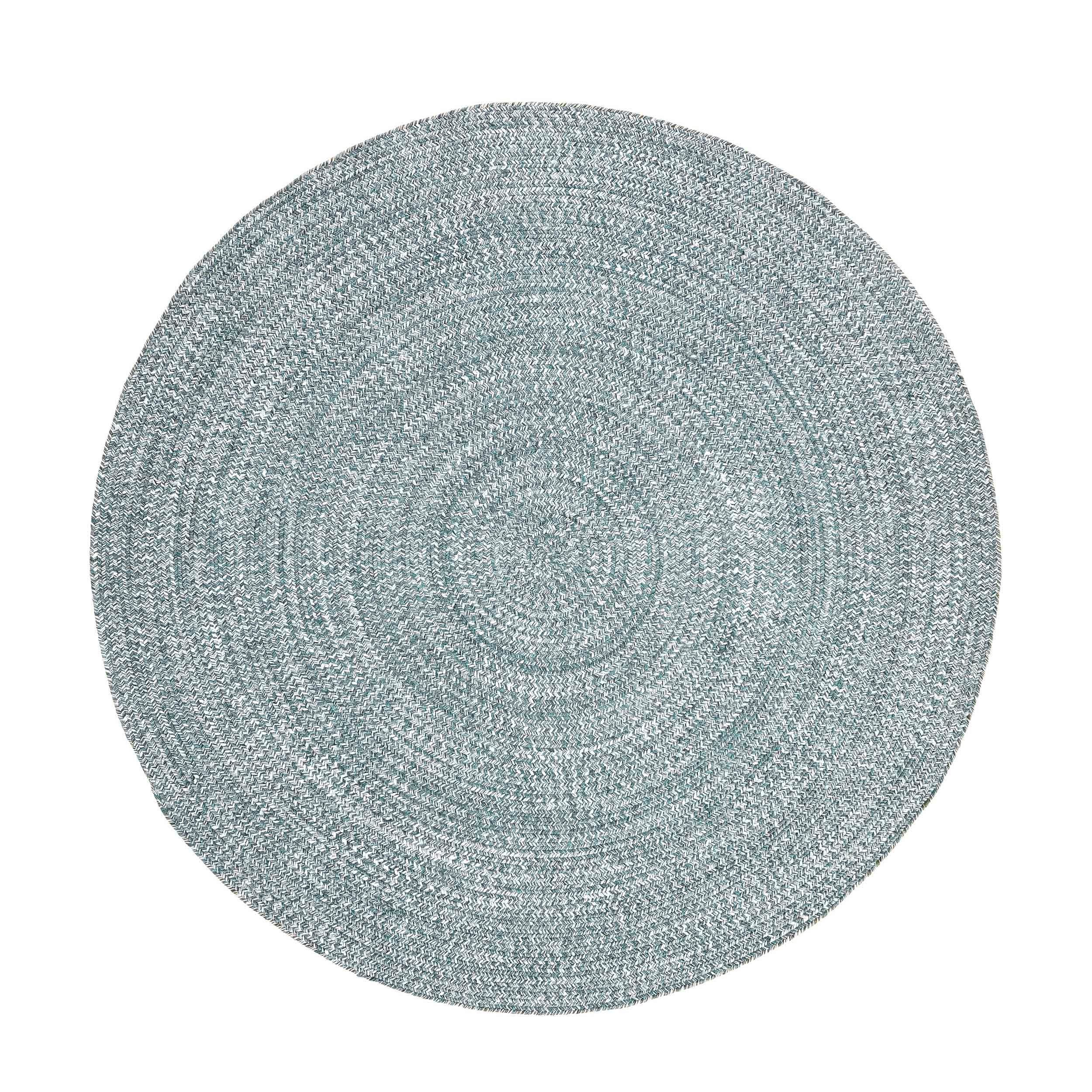 Reversible Braided Area Rug - Non-Slip Two Tone Indoor/Outdoor Rug for Living Room, Bedroom, Patio - Soft & Durable Home Decor