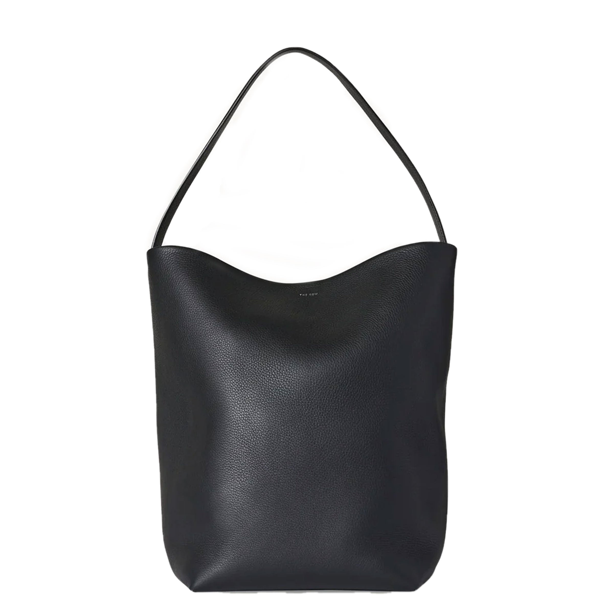 Premium Large Grain Leather Park Tote Bag - Stylish Black Handbag for Women, Perfect for Work, Travel & Everyday Use