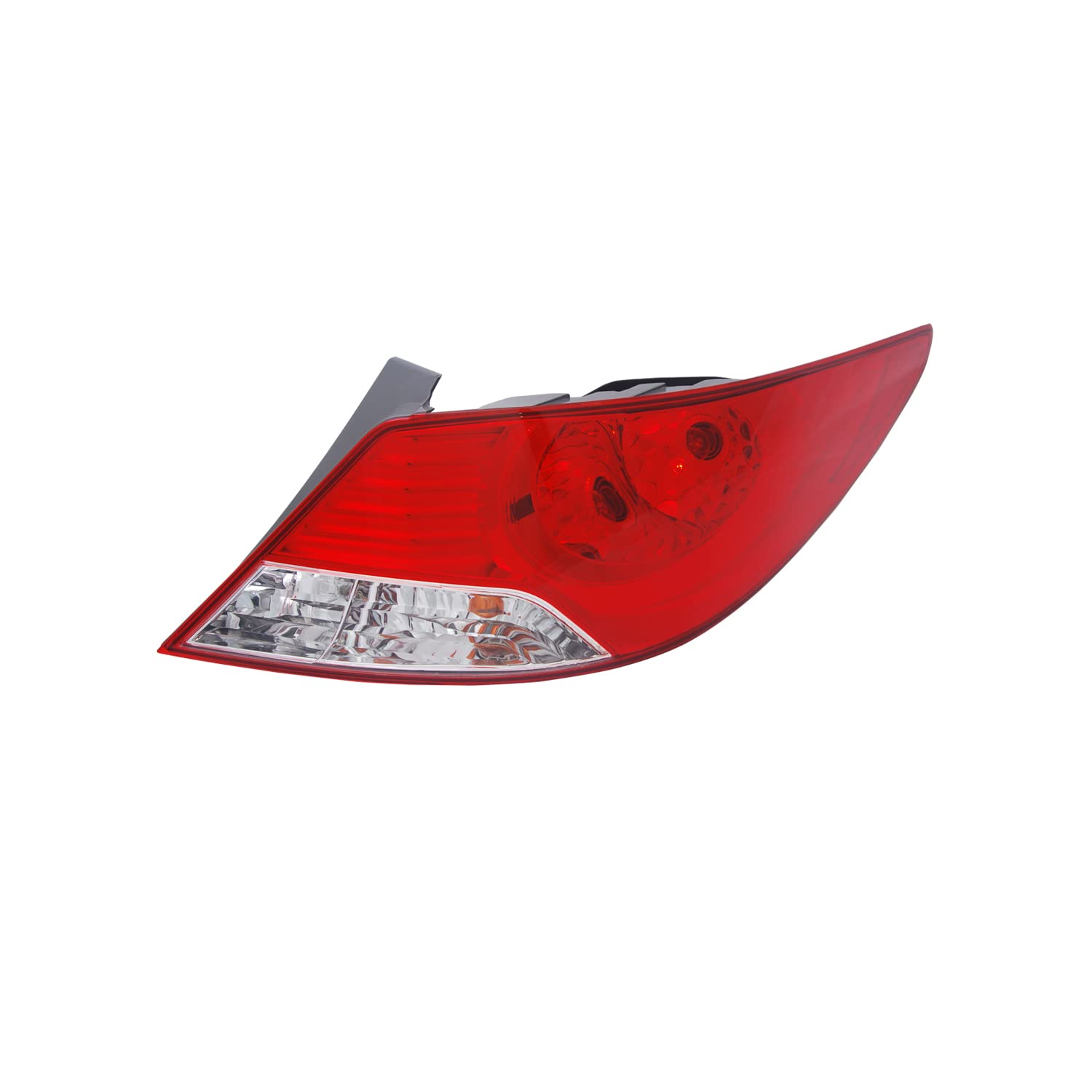 TYC Right Tail Light Assembly for 2012-2014 Hyundai Accent - Replacement Car Part for Enhanced Visibility & Safety at Night Driving