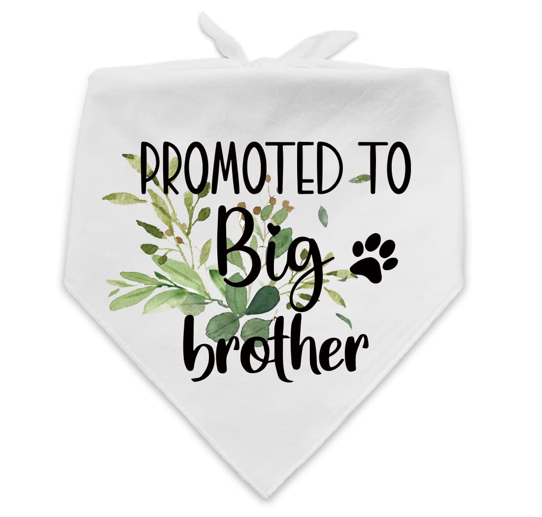 Funny White Flower Pattern Plaid Cotton Dog Bandana - Gender Reveal & Pregnancy Announcement Photo Prop for Pets - Perfect for Dog Lovers & Owners Gifts - Great for Birthdays, Parties & Photo Shoots