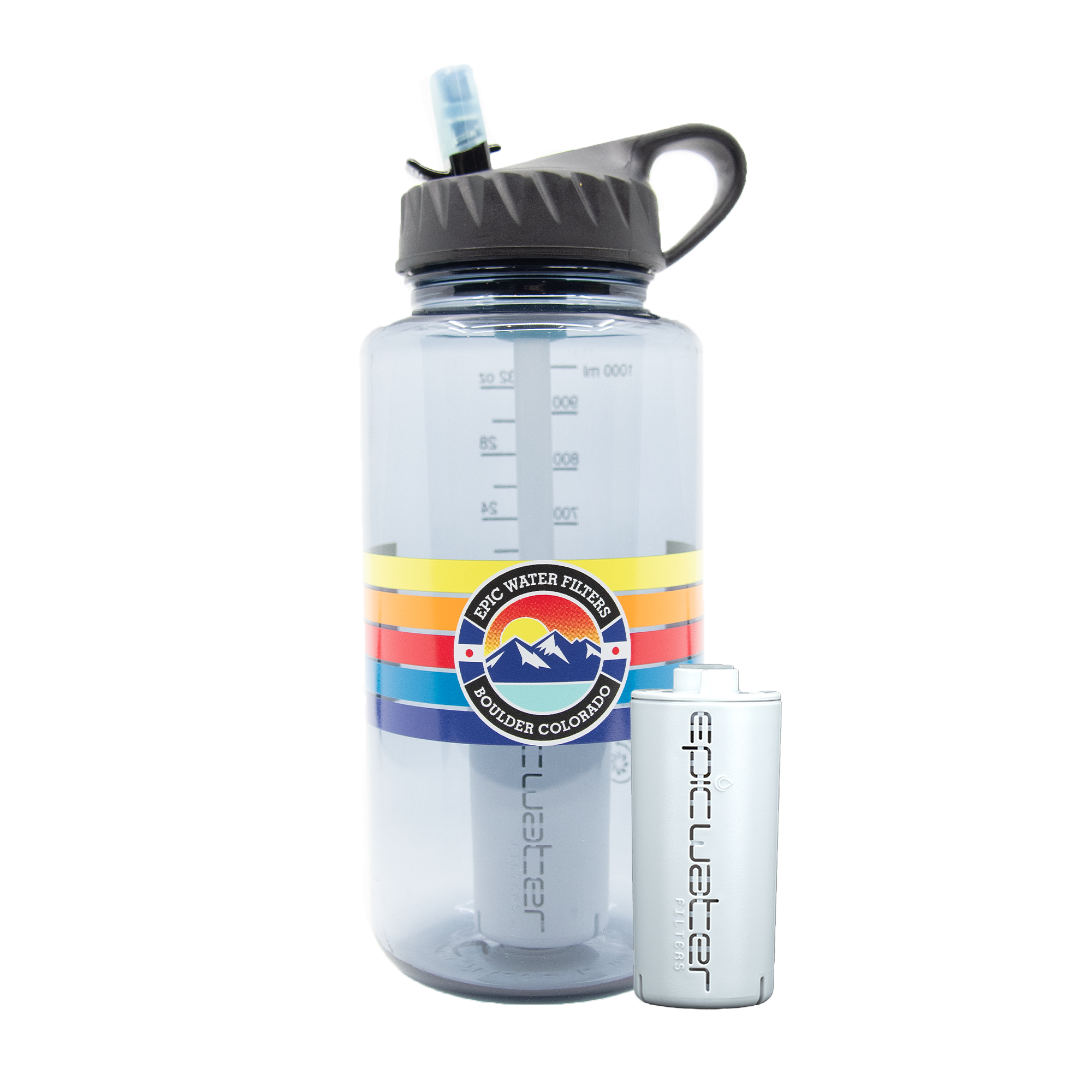 Nalgene OG 32 oz Wide Mouth Water Bottle - BPA Free, Leak Proof, Durable for Outdoor, Hiking, Gym & Travel