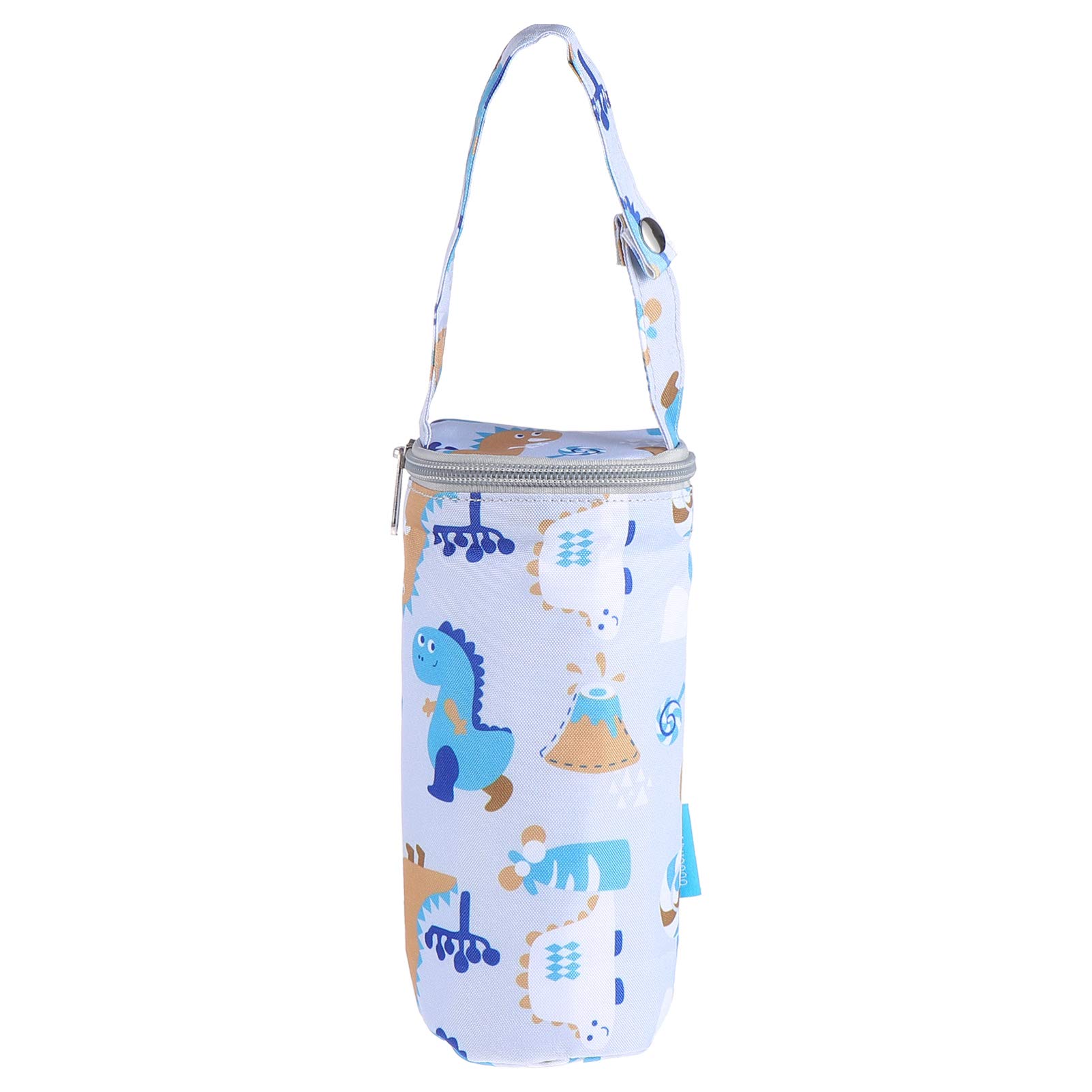 **Insulated Breastmilk Storage Bag - Portable Bottle Pouch for Travel, Car, Stroller & Cart - Grey Cooler Tote for Moms & Babies**    *(Perfect for On-the-Go Moms – Keep Breastmilk or Bottles Cold While Traveling, Shopping, or Running Errands!)*