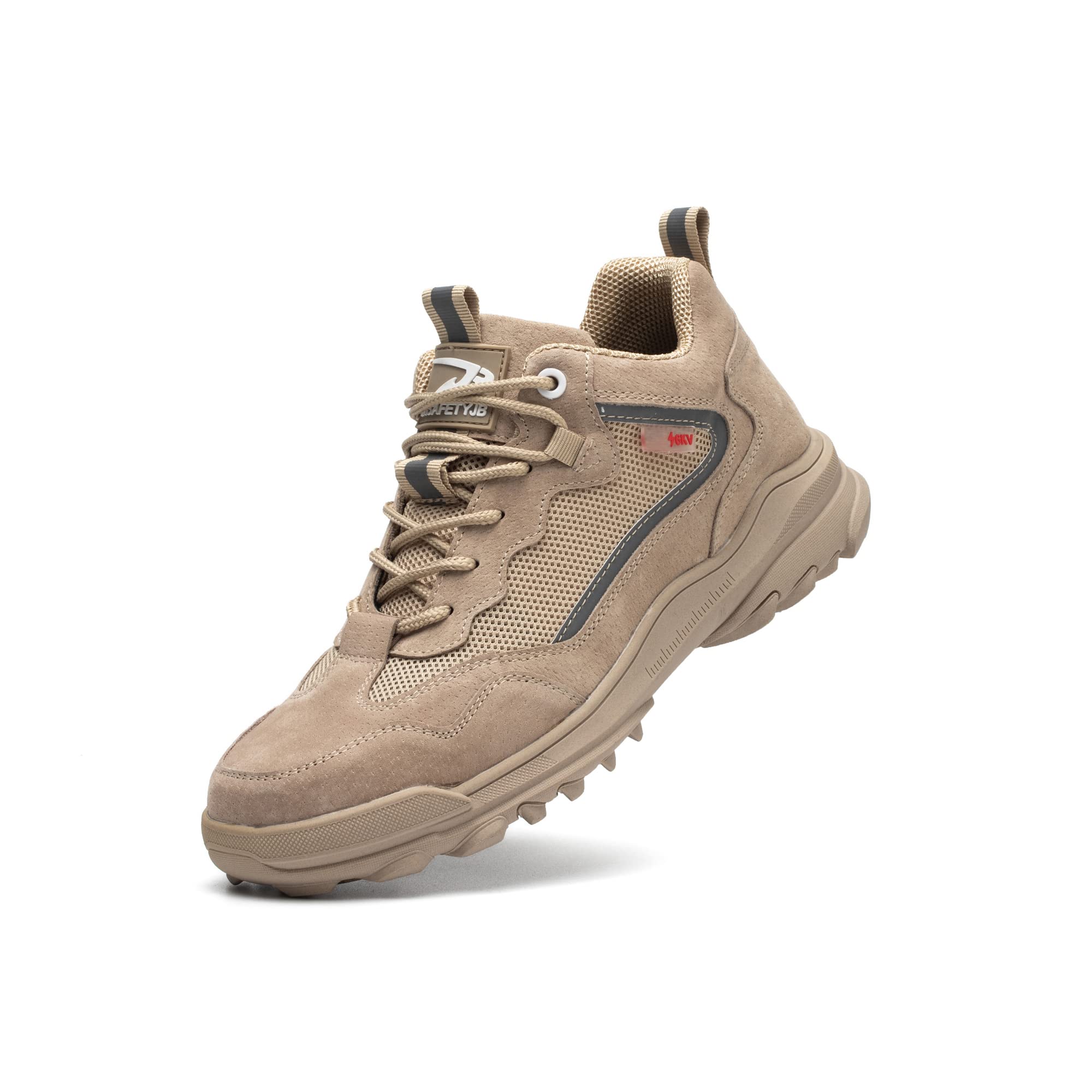 Indestructible Safety Work Shoes for Men - Breathable, Lightweight & Puncture Proof - Slip Resistant Industrial Construction Sneakers - Perfect for Warehouse, Factory & Outdoor Work