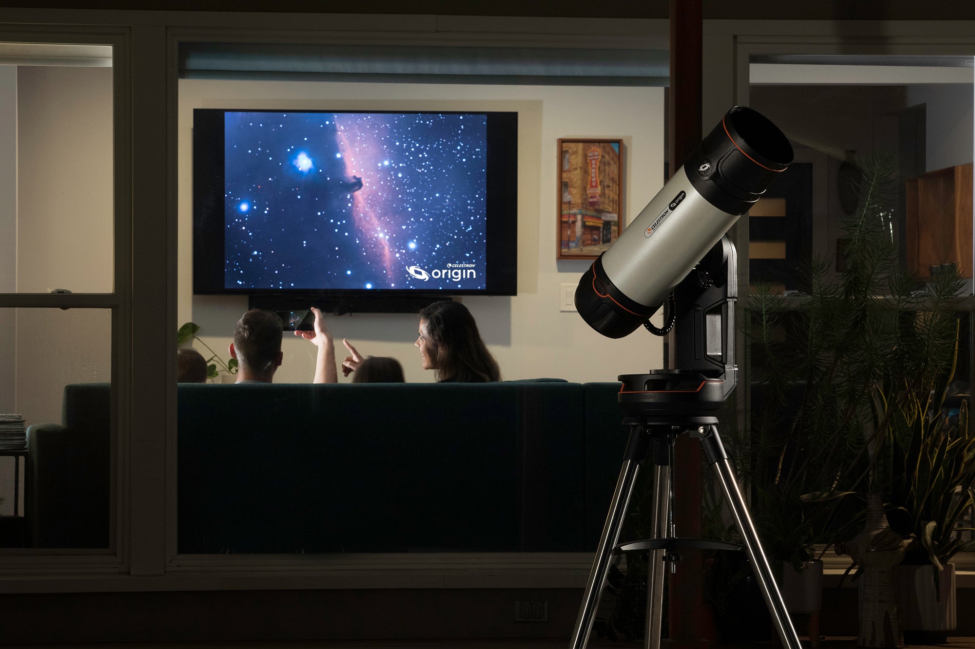 Refurbished Celestron Origin Smart Home Telescope for Stargazing & Astrophotography | Perfect for Backyard Astronomy & Night Sky Observation