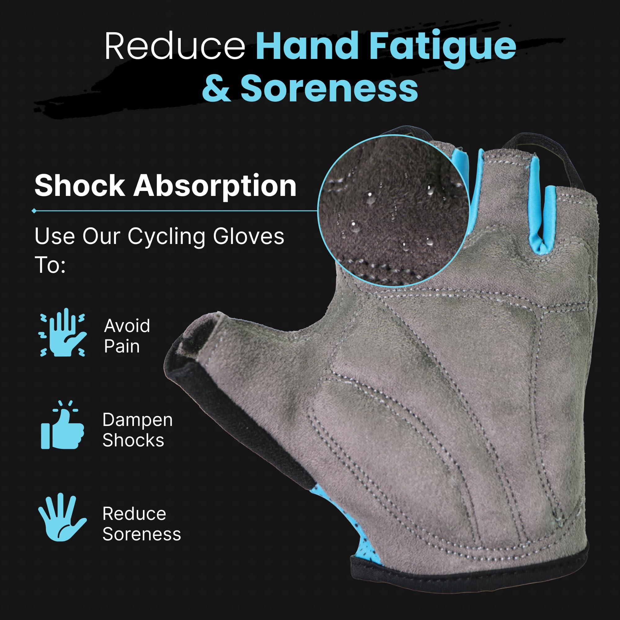 Cycling Gloves for Men & Women - Anti-Slip, Breathable for Mountain Biking & Sports