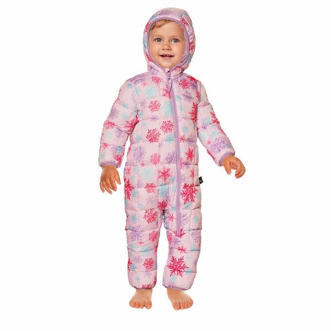 Spyder Baby One Piece Snowsuit for Boys & Girls - Blue, 9-12 Months - Warm Winter Outfit for Infants - Perfect for Snow Play, Skiing & Outdoor Adventures