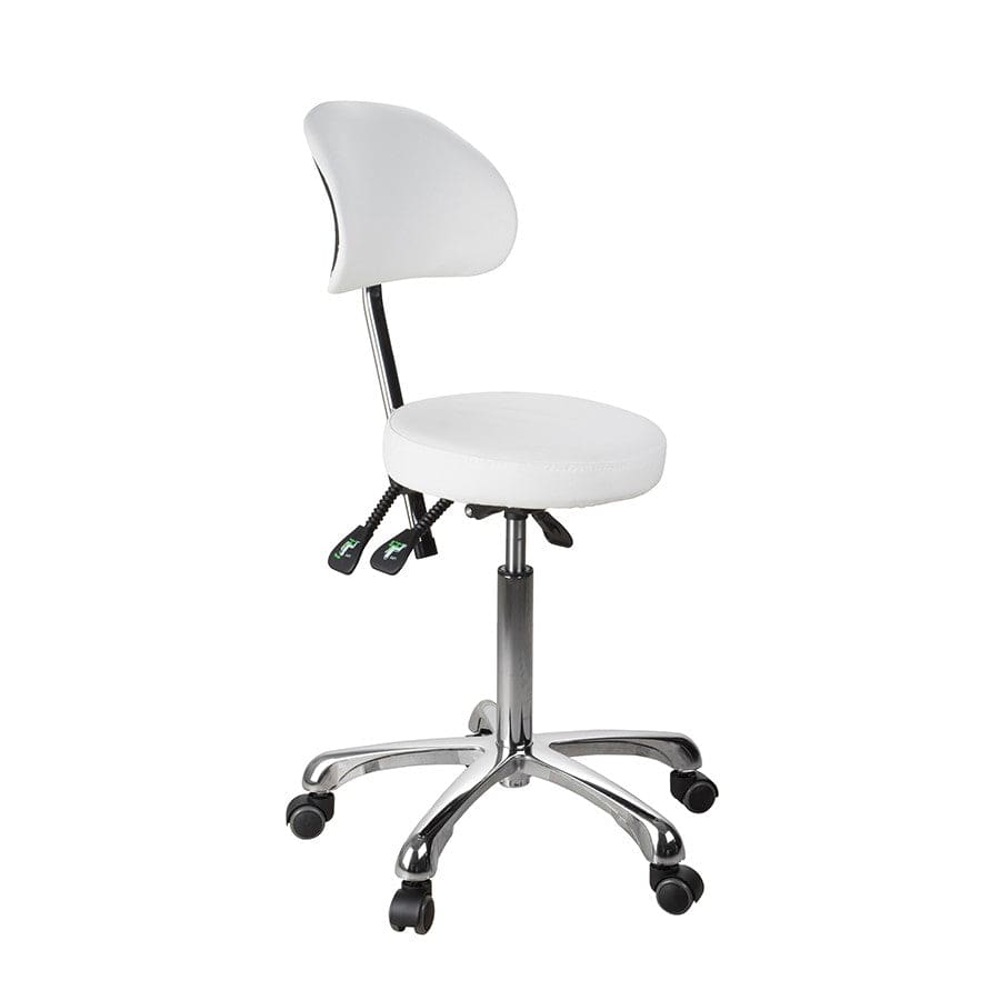 Professional Adjustable Beautician & Salon Stool 1025B - Ergonomic Hydraulic Hairdressing Chair for Barber Shops, Salons & Home Use