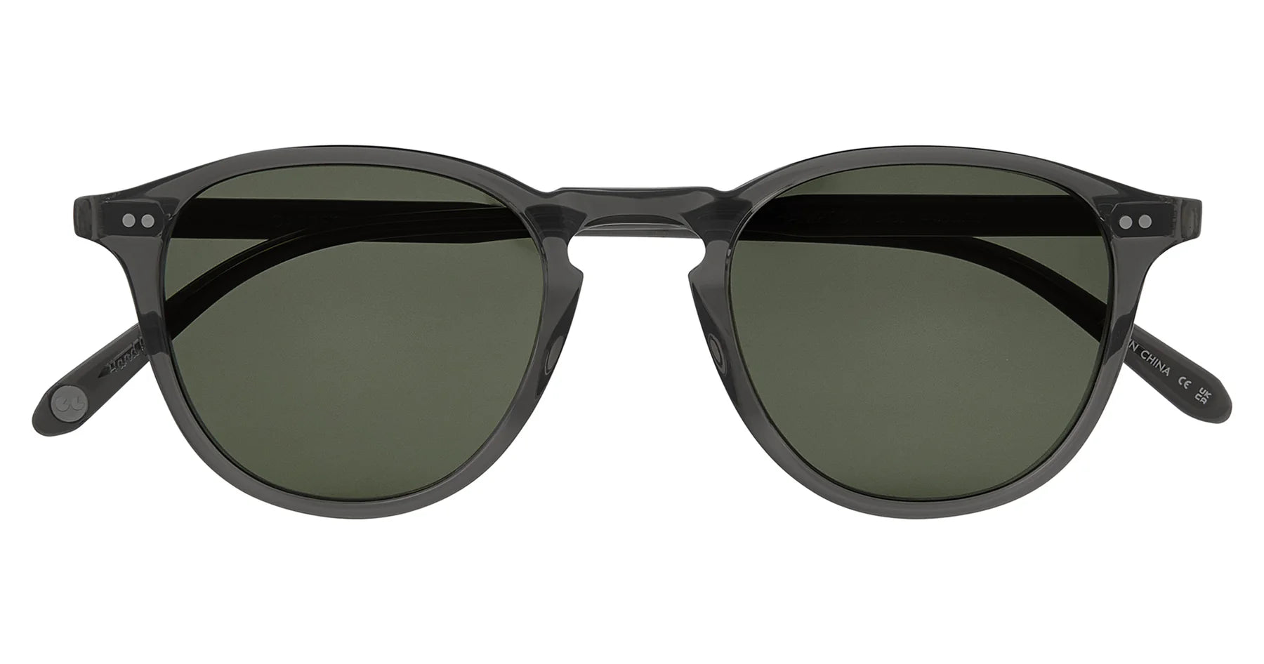 Garrett Leight Hampton 2001 BLGL SF Pure G15 Sunglasses - Classic Aviator Style for Men & Women - Perfect for Outdoor Activities, Travel, and Fashion Accessories