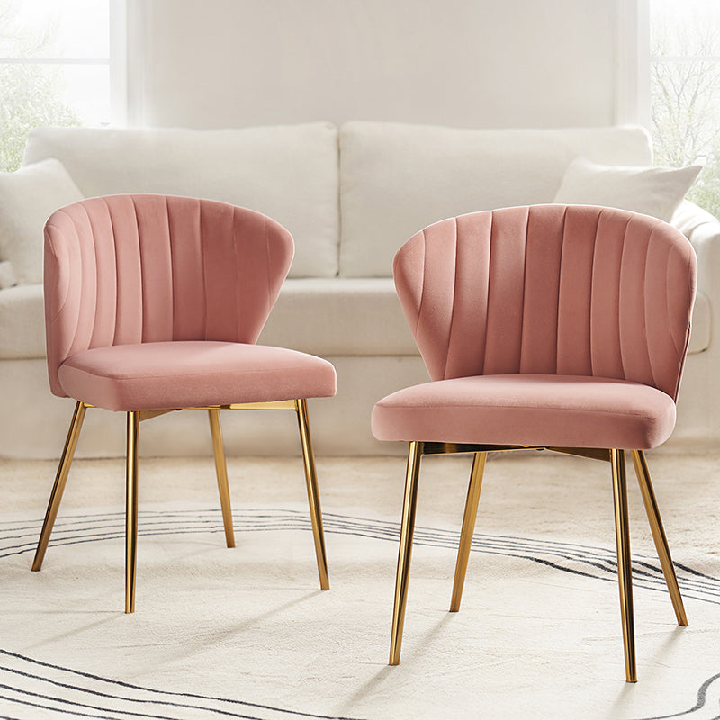 Luxury Aruna Velvet Upholstered Accent Chair - Soft Velvet Fabric, Comfortable Seating for Living Room, Bedroom, or Office - Elegant Home Decor & Stylish Furniture