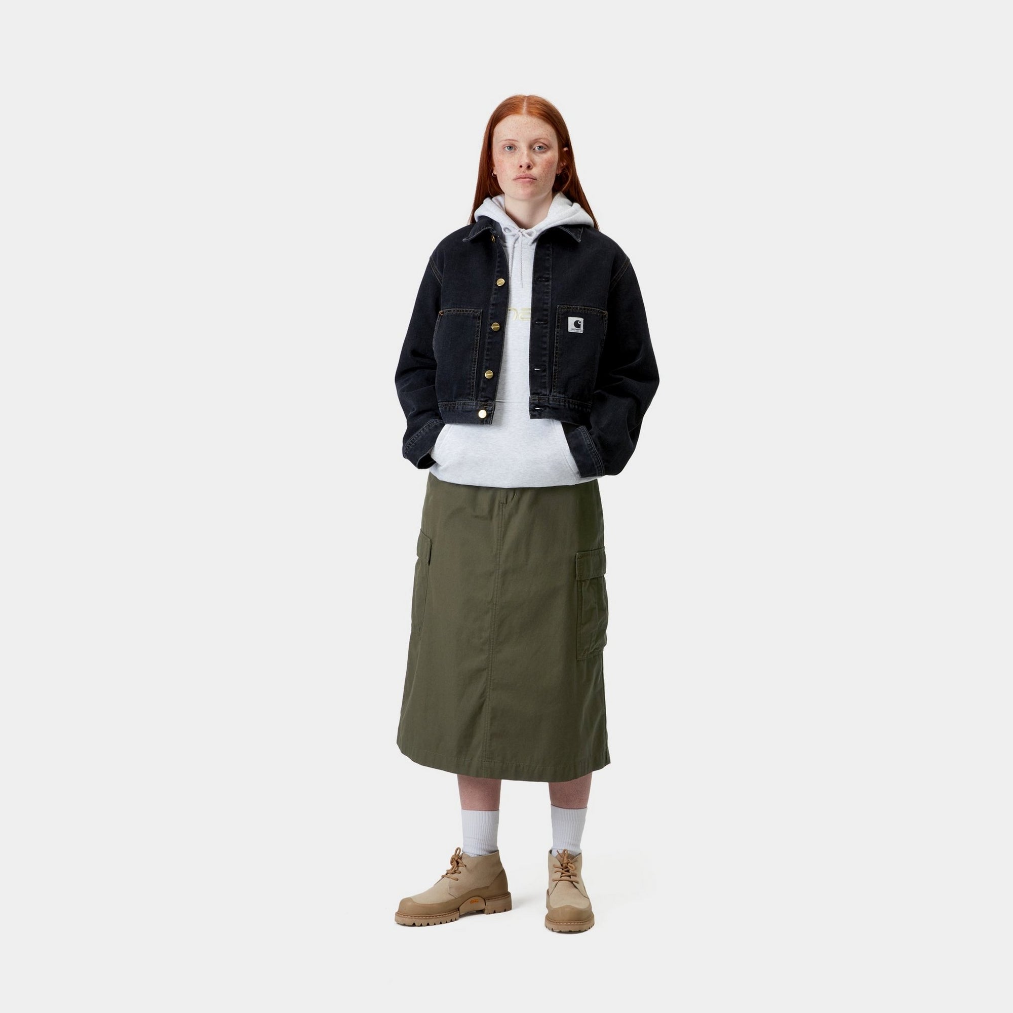 Jet Cargo Skirt with Turtle Print - Stylish Women's Utility Skirt for Casual Wear, Outdoor Adventures & Street Fashion