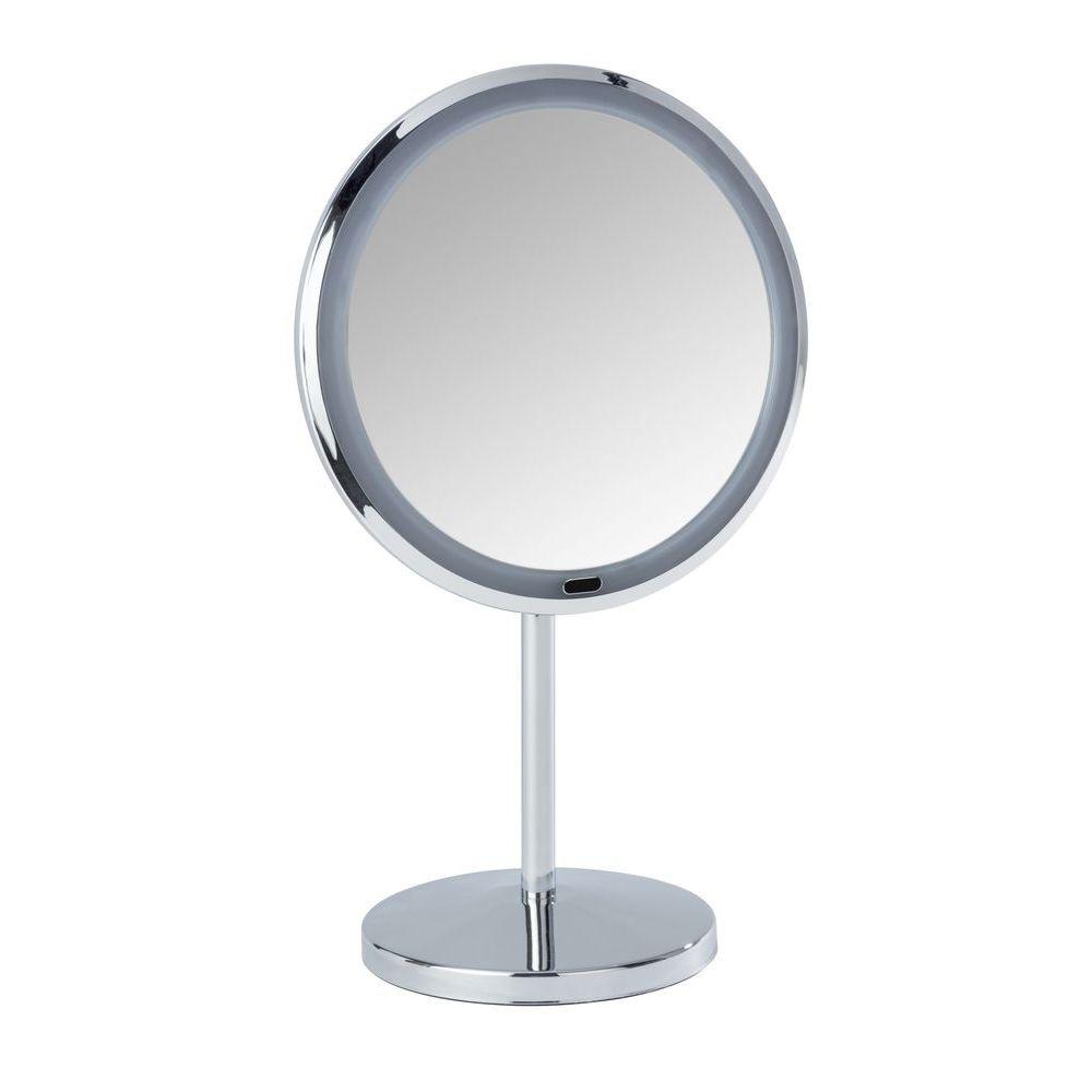 Onno 5x Magnification LED Vanity Makeup Mirror with Touch Control - Perfect for Home Dressing Table, Bathroom & Professional Salon Use
