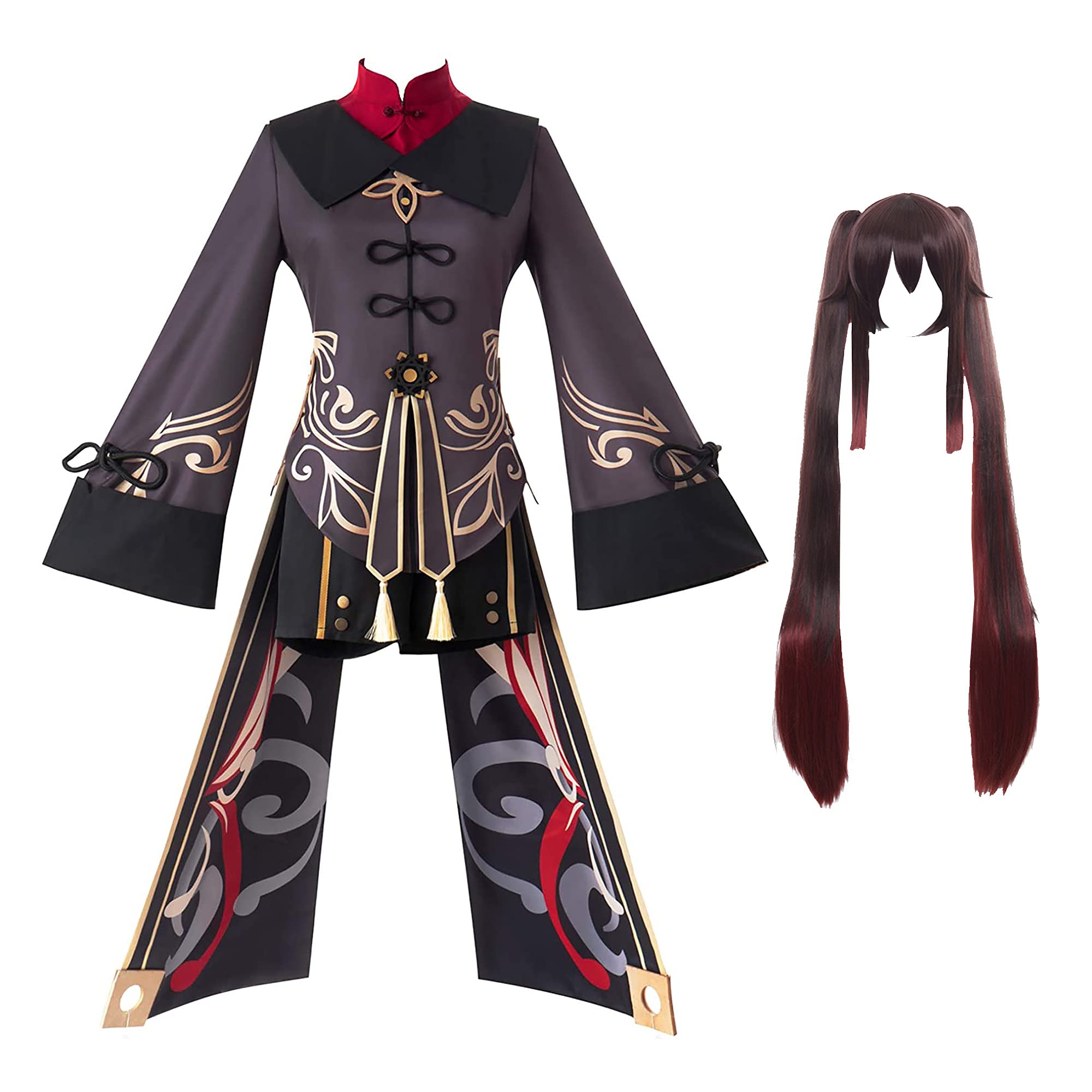Genshin Impact Lisa Cosplay Costume Full Set - Anime Lolita Dress, Cheongsam Outfit & Wig for Women | Role Play, Halloween, Conventions & Themed Parties