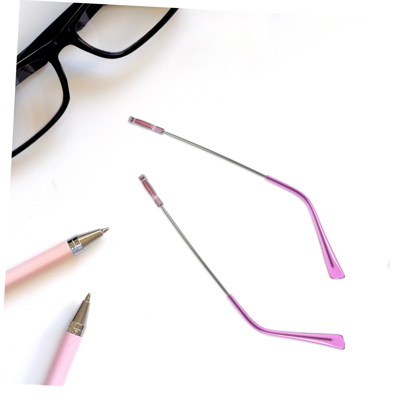 Outanaya Universal Glasses Replacement Temple Arms - 1 Pair, Durable Eyeglass Frame Parts & Accessories for Repair - Perfect for Broken or Loose Glasses Frames at Home, Office, or Travel