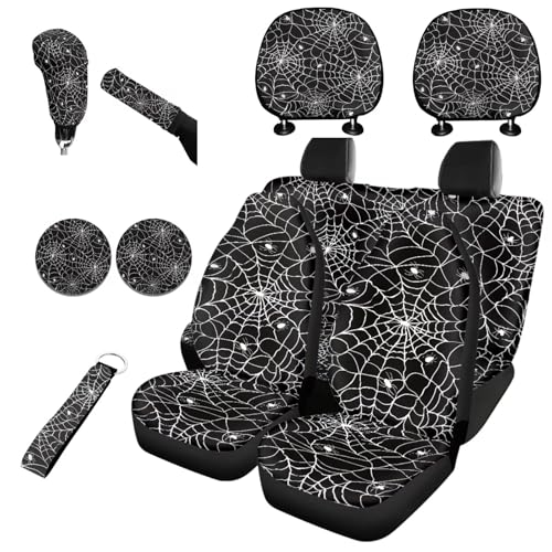 Spider Web Pattern Black