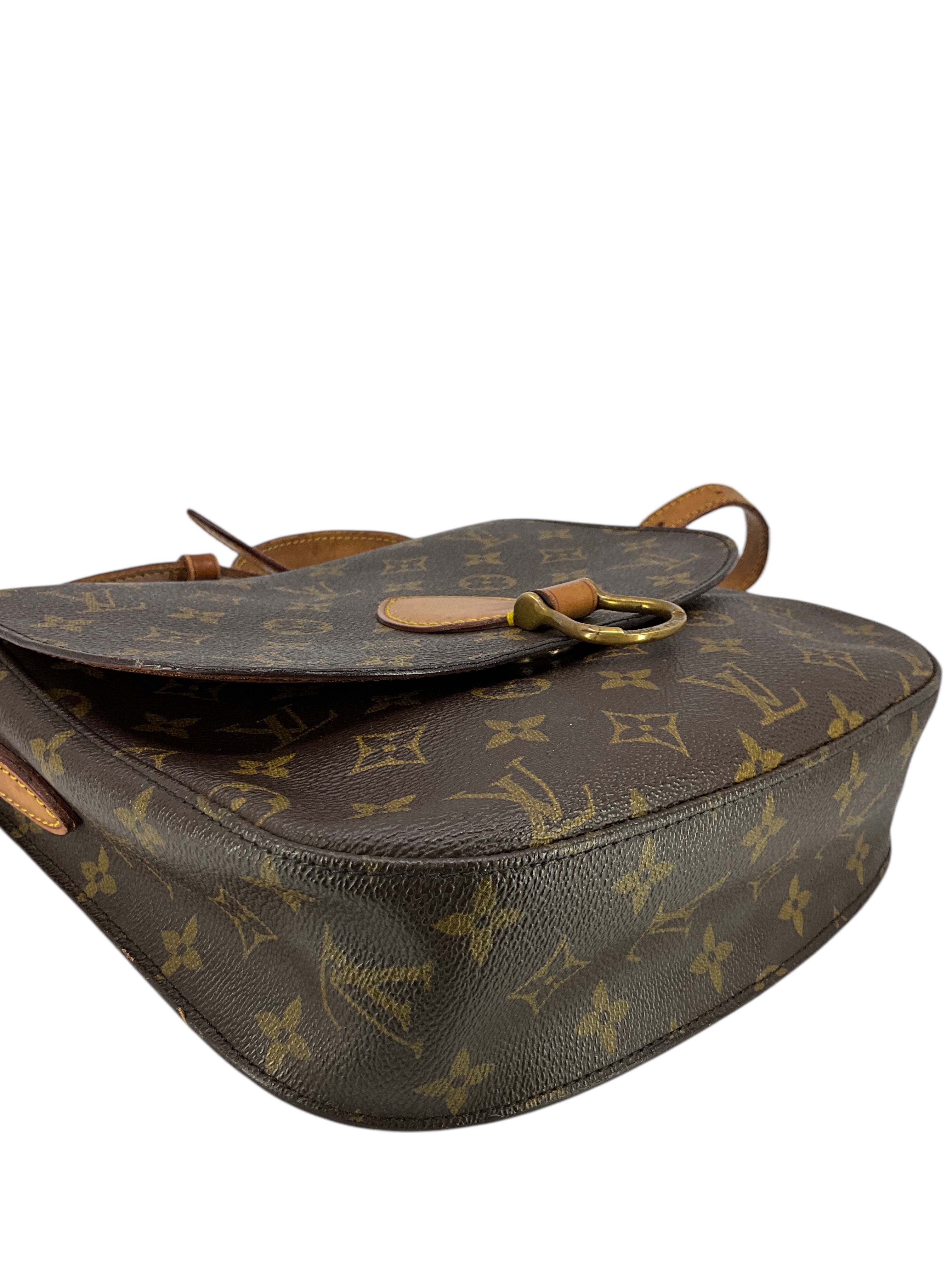 Authentic Louis Vuitton Monogram Saint Cloud MM Crossbody Bag - Luxury Leather Shoulder Bag for Women, Perfect for Travel, Shopping & Daily Use