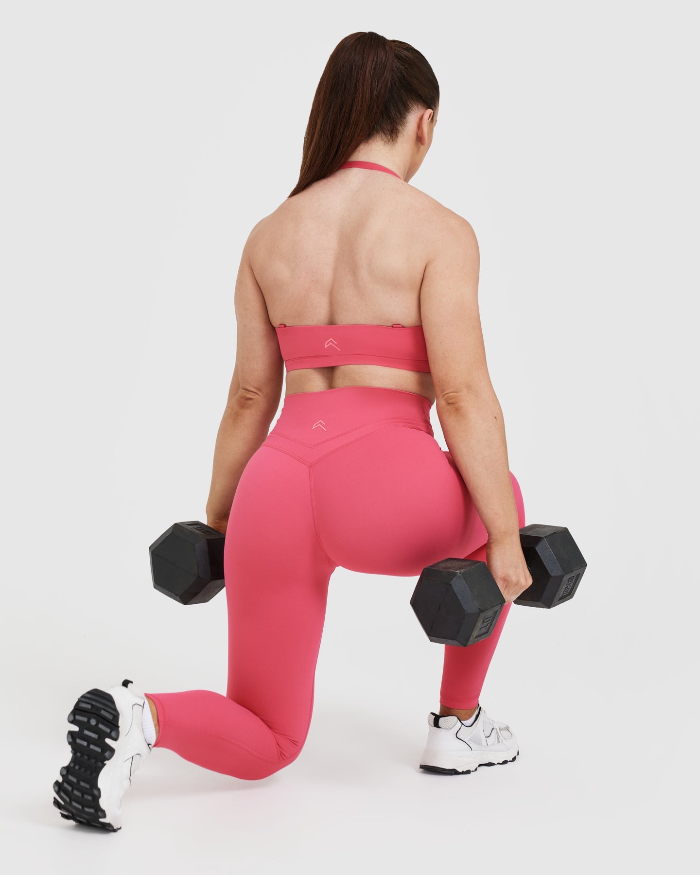 High Waisted Leggings for Women - Soft Velvet Pink Yoga Pants with Tummy Control | Perfect for Workouts, Yoga & Everyday Comfort