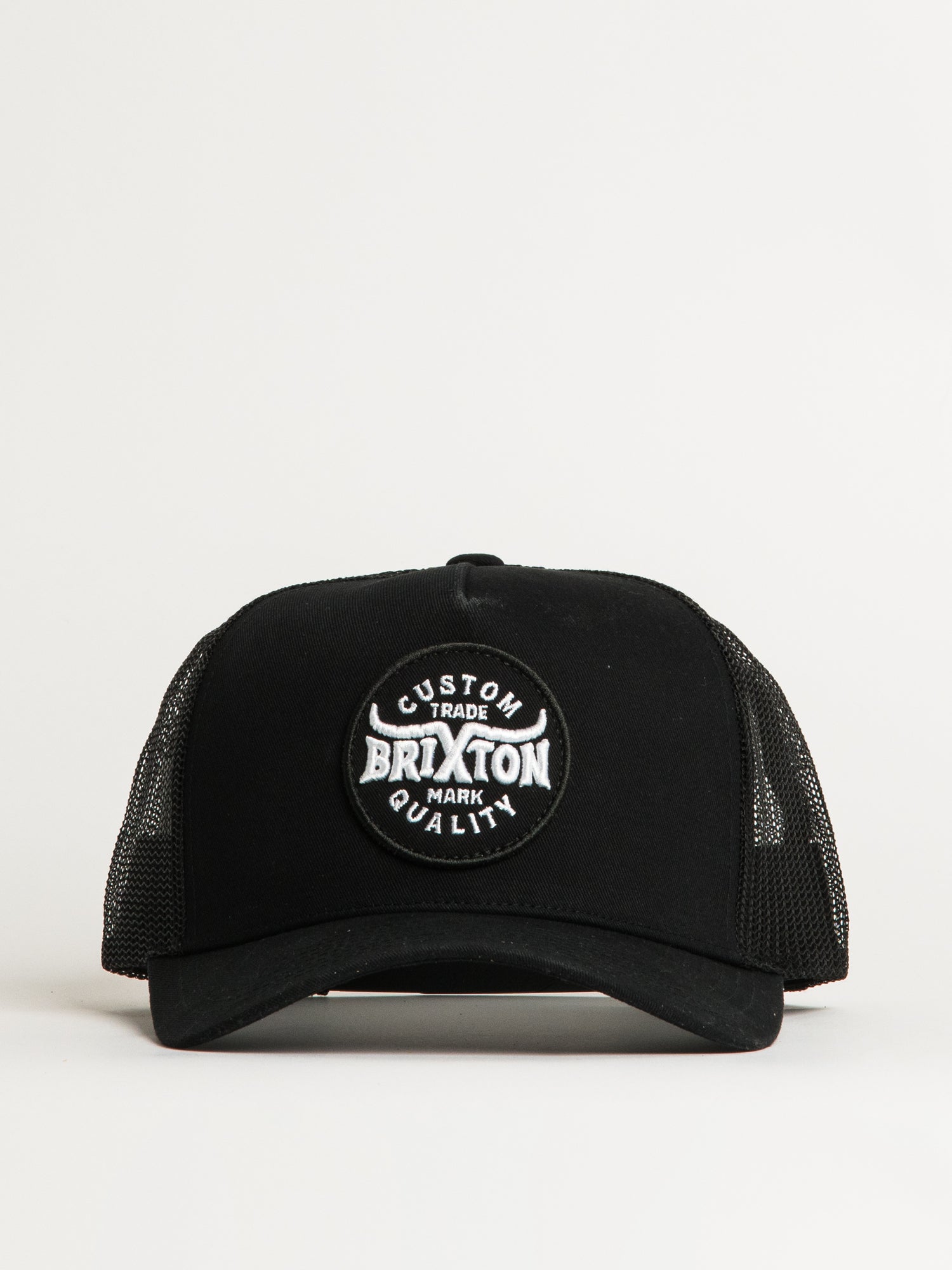 BRIXTON GIBSON NETPLUS TRKR Black Baseball Cap - Stylish Adjustable Dad Hat for Men & Women - Perfect for Outdoor Sports, Hiking, and Casual Wear