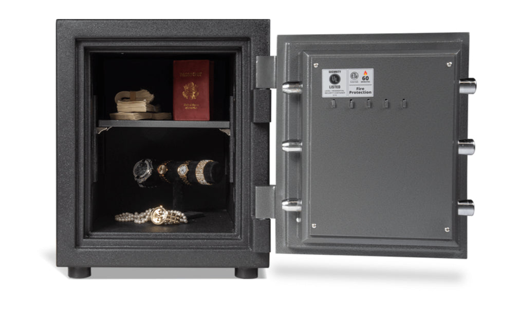 AMSEC BFS1512E1 Burglary & Fire Proof Safe - Secure Home & Office Documents, Jewelry & Valuables from Theft & Fire Damage