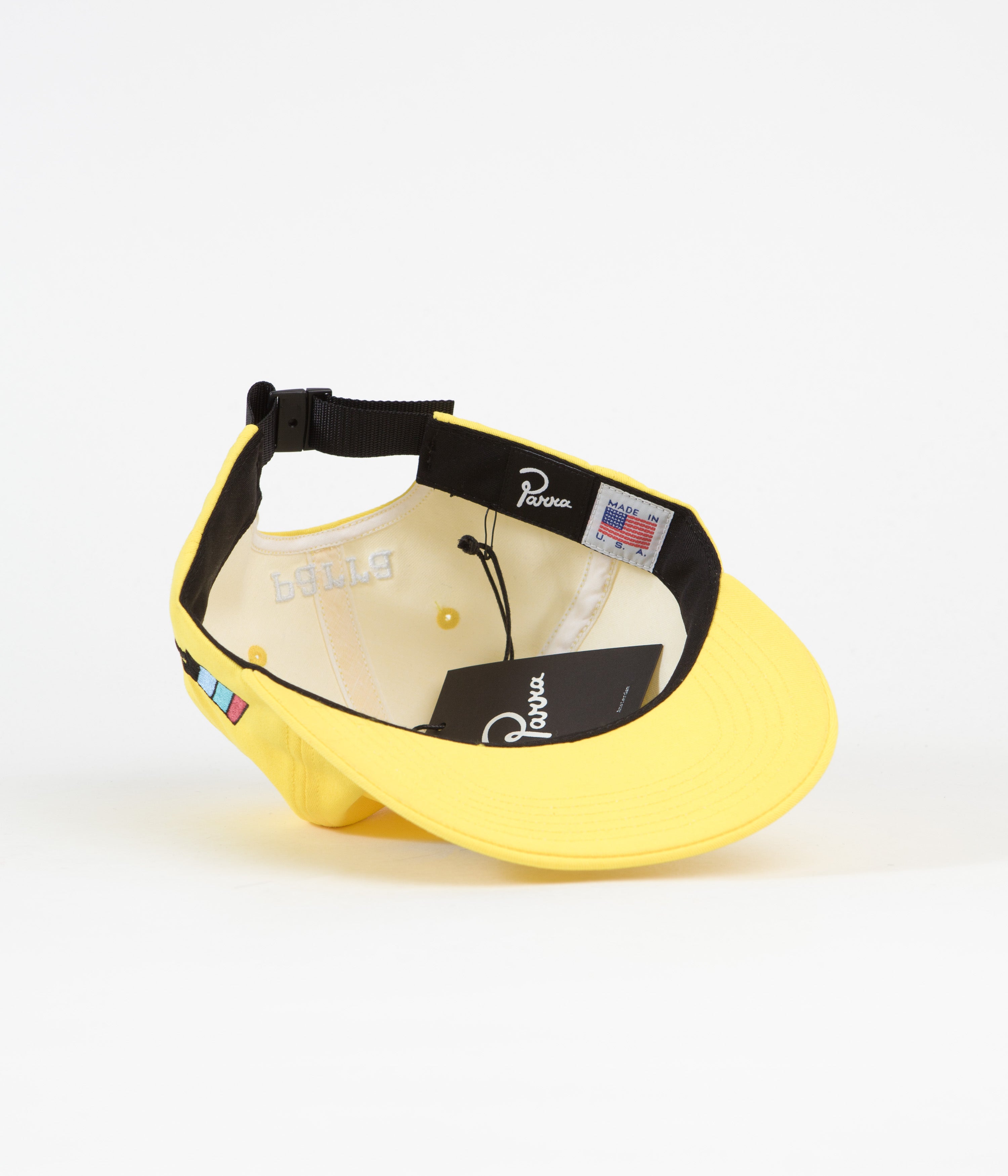 Parra Racing Team Cap - Adjustable Baseball Hat for Men & Women - Yellow - Perfect for Running, Cycling, and Outdoor Sports