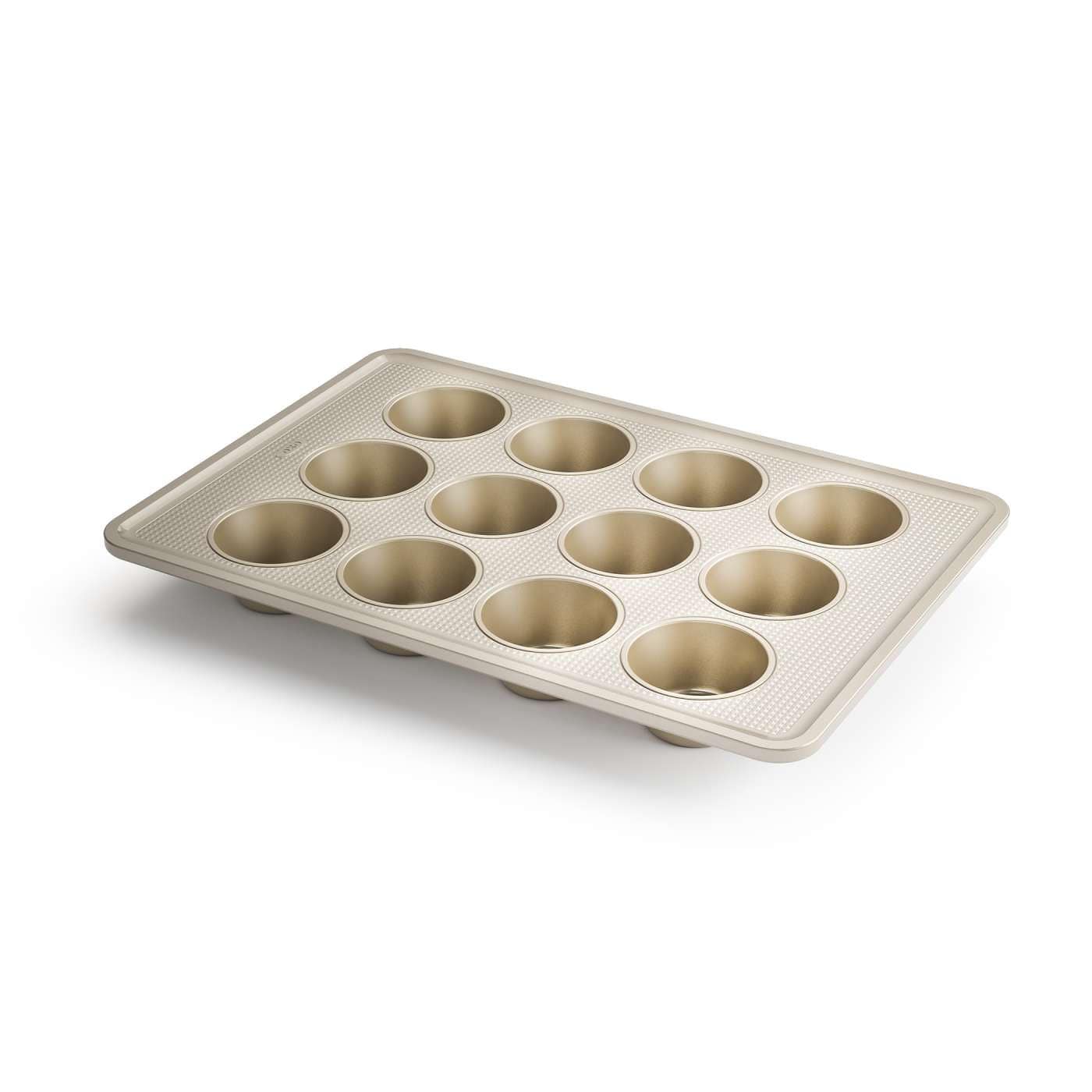 OXO Non-Stick 12-Cup Muffin Pan - Premium Baking Sheet for Cupcakes, Muffins & More - Perfect for Home Baking, Parties & Holiday Treats