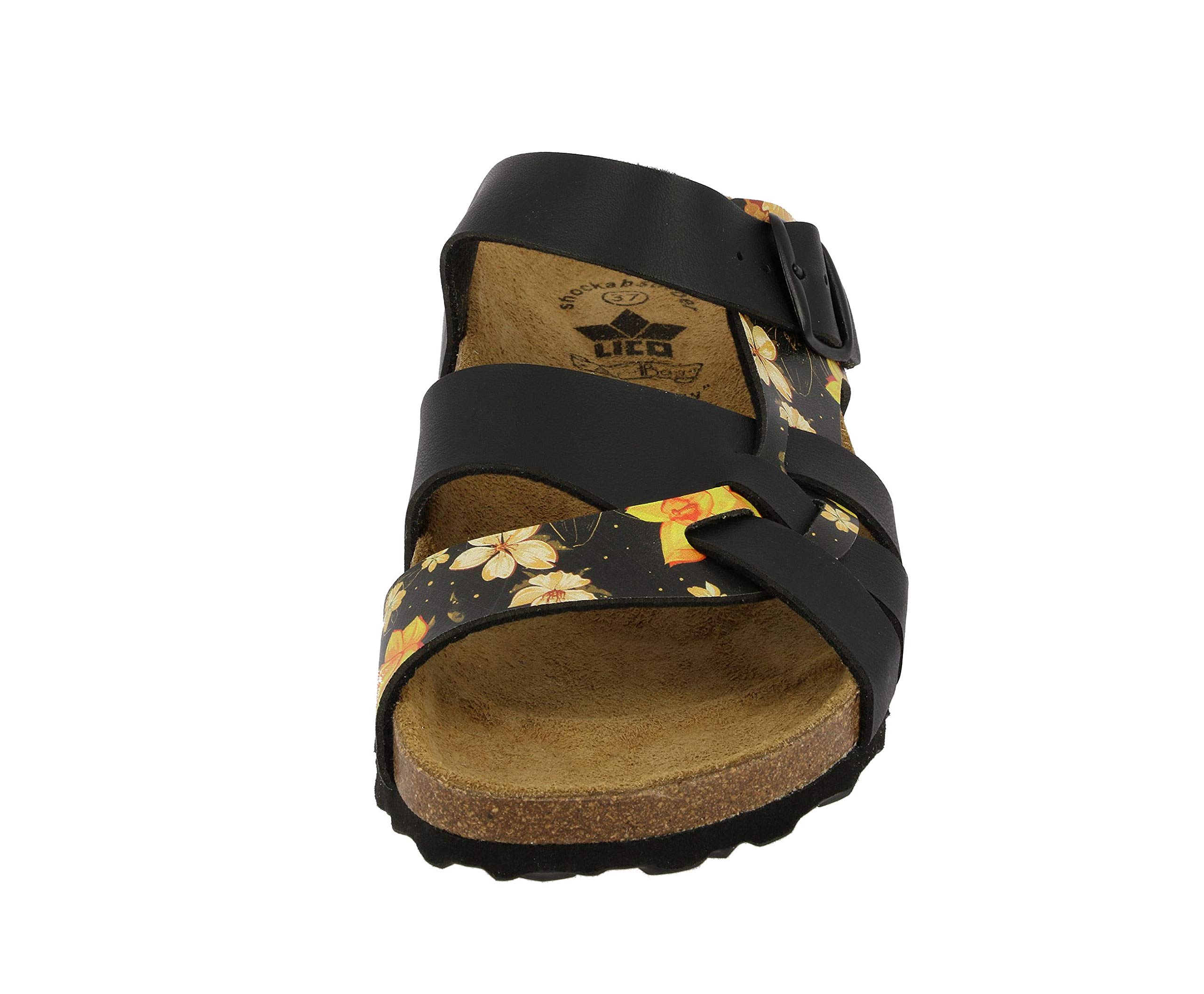 Lico Women's Comfortable Slip-On Mules - Soft Memory Foam Sandals for Casual Wear, Home & Office Use