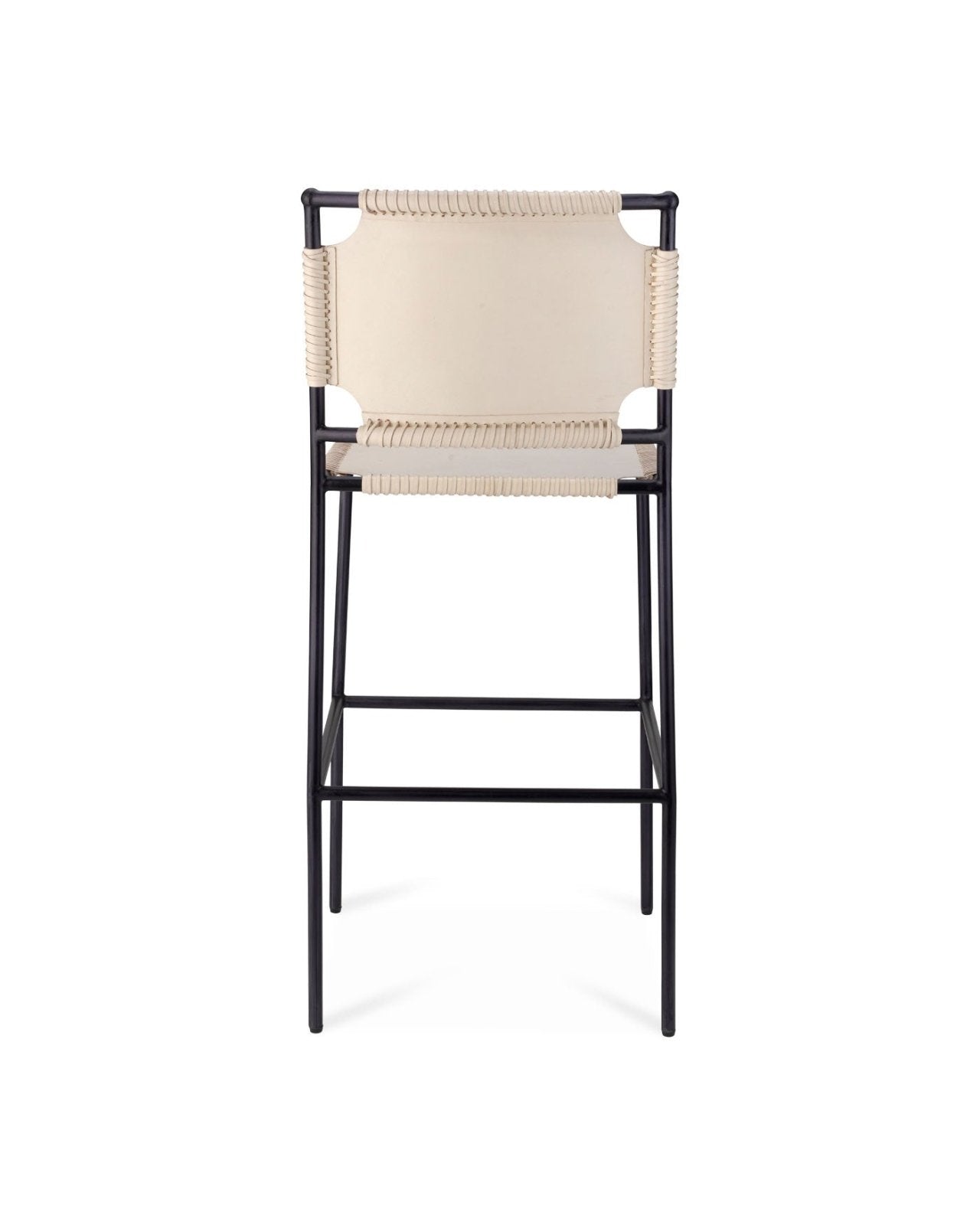 Asher Bar Stool Off White - Modern Kitchen & Bar Counter Stool for Home, Cafe, and Restaurant Use