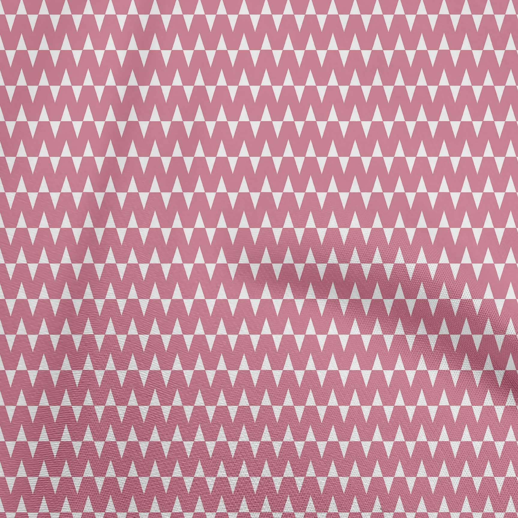 oneOone Rayon Pink Geometric Print Fabric by The Yard - 56 Inch Wide for DIY Clothing, Dresses, Skirts & Home Decor Sewing Projects | Soft, Lightweight & Easy to Sew