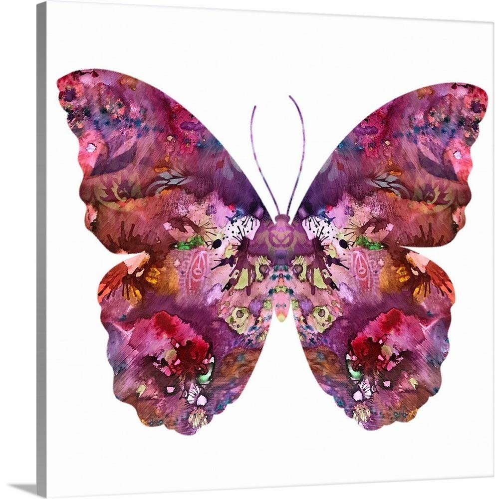 Cinematic Butterfly Canvas Wall Art Print - Handmade Butterfly Painting for Home Decor, Living Room, Bedroom & Office - Perfect for Wall Decoration & Gift Giving