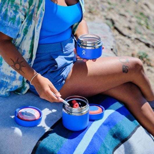 20 oz Insulated Stainless Steel Food Jar - Leak Proof & Thermal Lunch Container for Hot & Cold Meals - Perfect for Work, School, Picnics & Outdoor Adventures