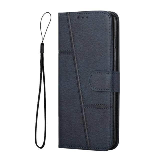 Premium Leather Wallet Case for Samsung Galaxy S22 with Lanyard - Stylish & Protective Phone Cover for Everyday Use, Travel, and Business
