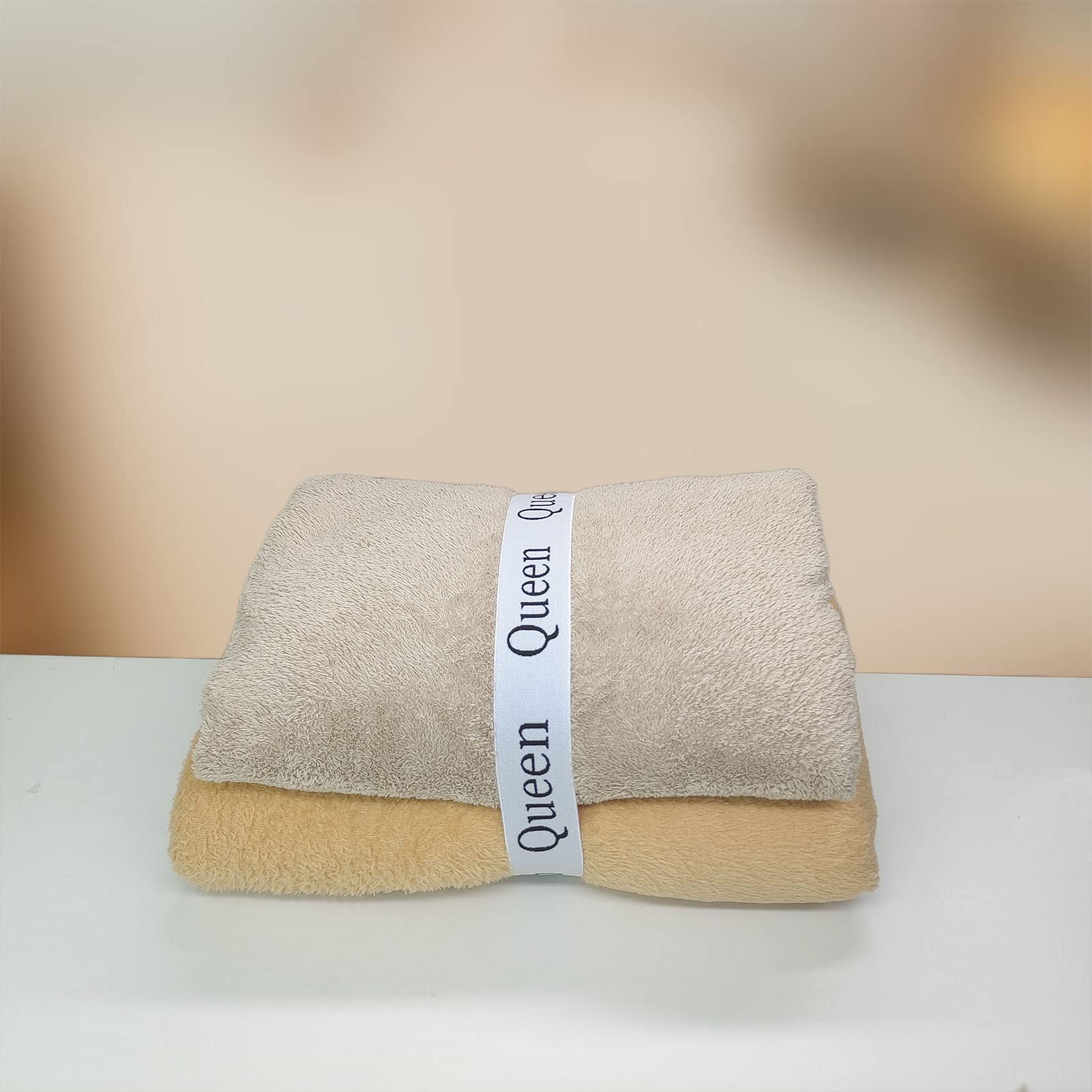 2-Pack Queen Size Bed Sheet Organizer Bands - Elastic Closet Storage Straps for Sheet & Linen Organization - Perfect for Bedding Storage & Closet Space Saving