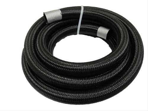Fragola 16AN Black Nylon Race Hose (By The Foot) 840016 - High Performance Fuel Line for Racing Cars, Hot Rods & Custom Automotive Applications