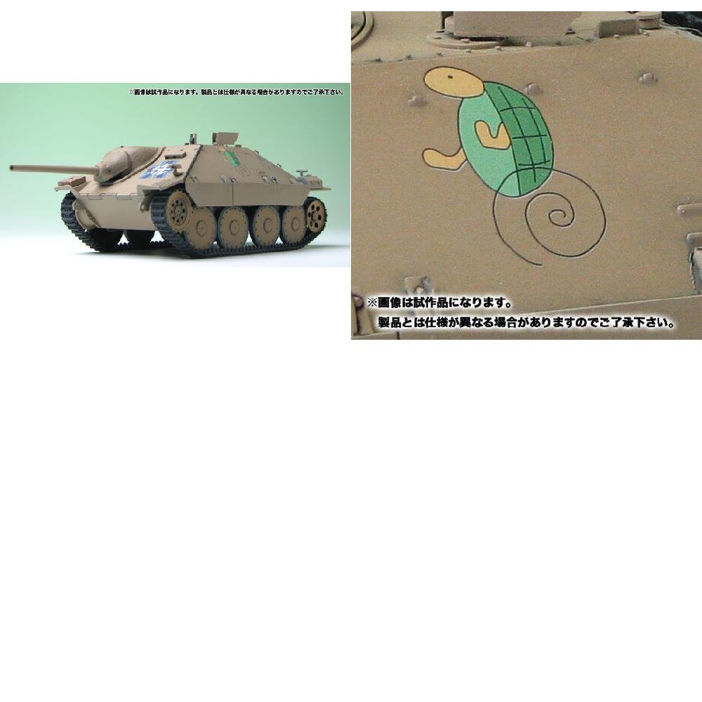 1:35 Scale Platz Pz.Kpfw. 38(T) Hetzer Kame-San Team Version Model Kit - Girls und Panzer Anime TV Series Collectible - Perfect for Military Enthusiasts & Anime Fans Display