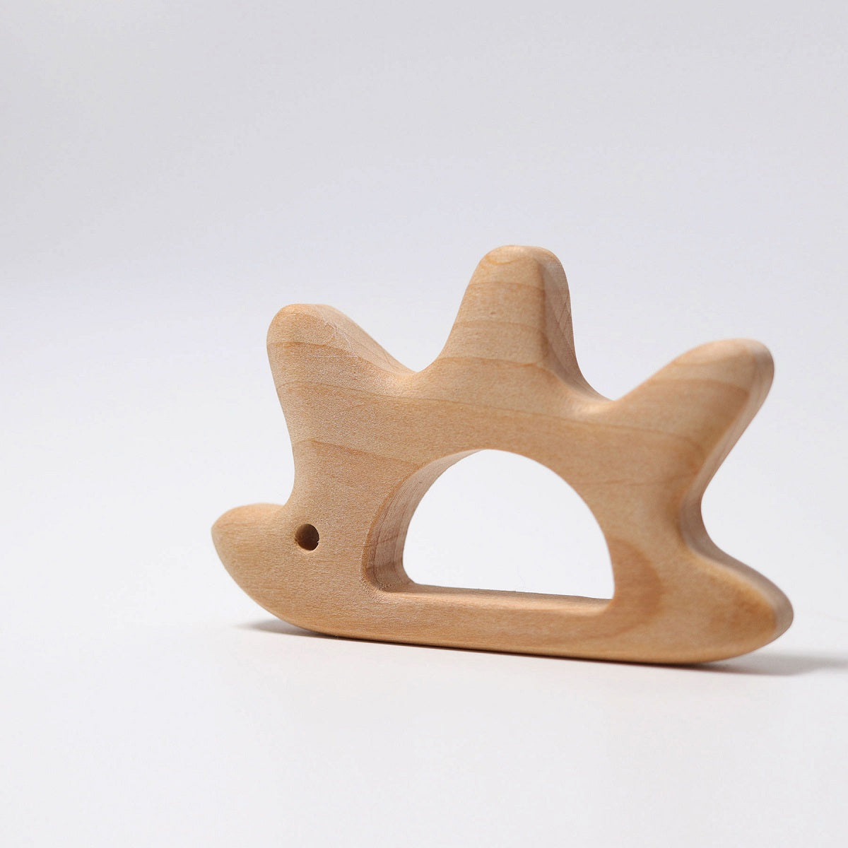 Grimm's Wooden Hedgehog Grasping Toy for Toddlers - Montessori Sensory Play & Fine Motor Skills Development for Babies