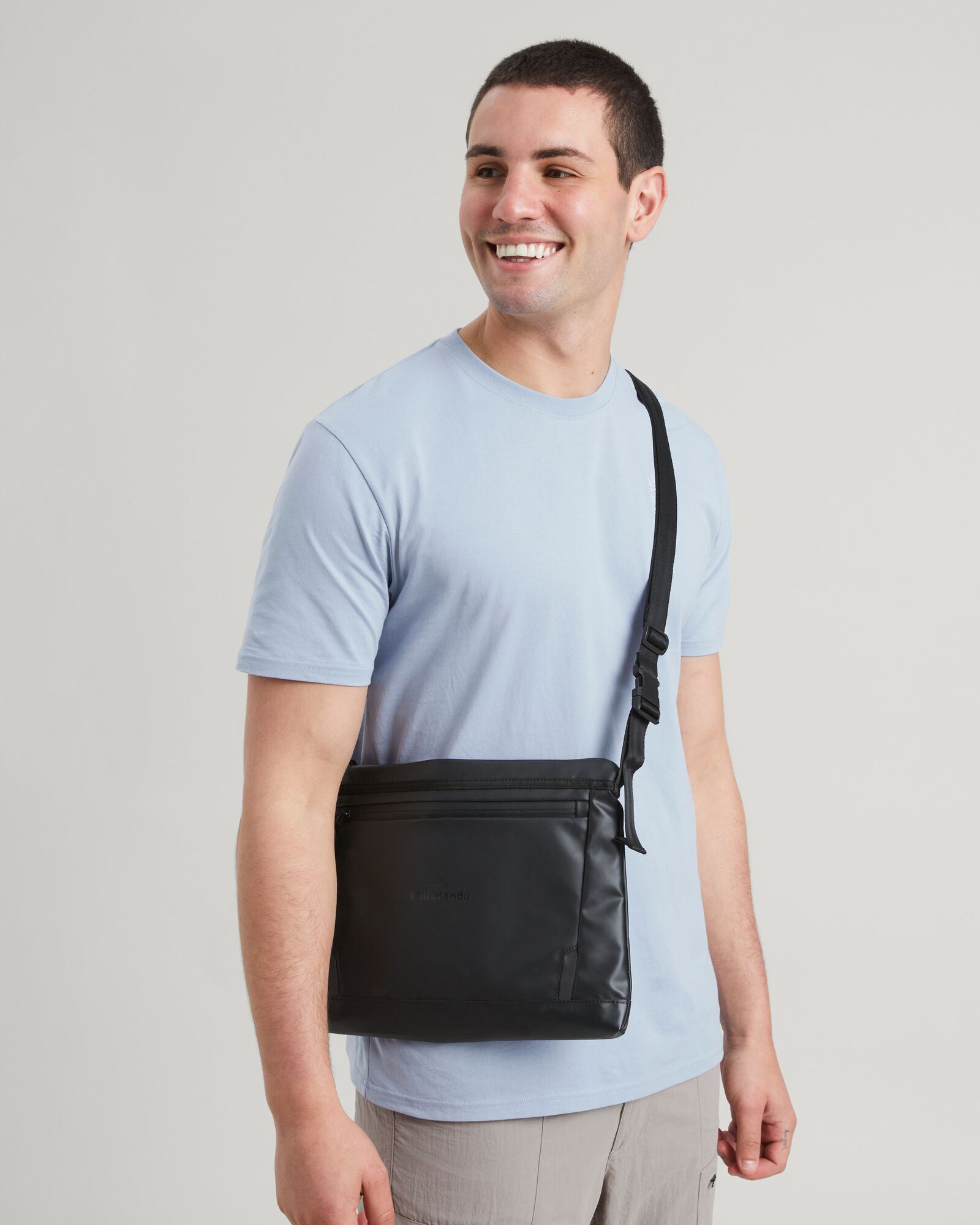 Amphi Shoulder Bag - Black Stingray Pattern Crossbody Purse for Women | Fashionable & Water-Resistant | Perfect for Work, Travel & Everyday Use