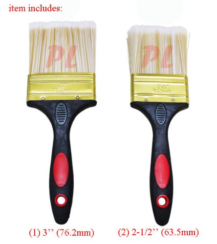 8-Piece Dual Handle Paint Brush Set - Professional House Painting Brushes for Walls, Art & DIY Projects - Perfect for Interior/Exterior Painting & Home Renovation