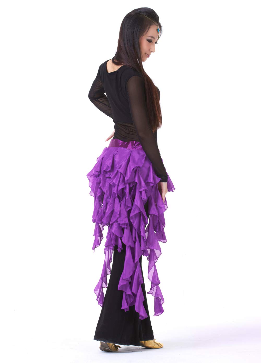 Egyptian Style Premium Belly Dance Hip Scarf with Tassels - Elegant Latin Dance Belt Skirt for Women | Perfect for Belly Dancing, Costume Parties & Performances