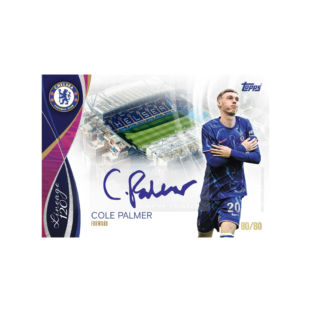 Topps Chelsea Lineage: 120 Years Anniversary Edition 2024/25 Soccer Trading Cards - Perfect for Collectors, Fans & Gift Giving
