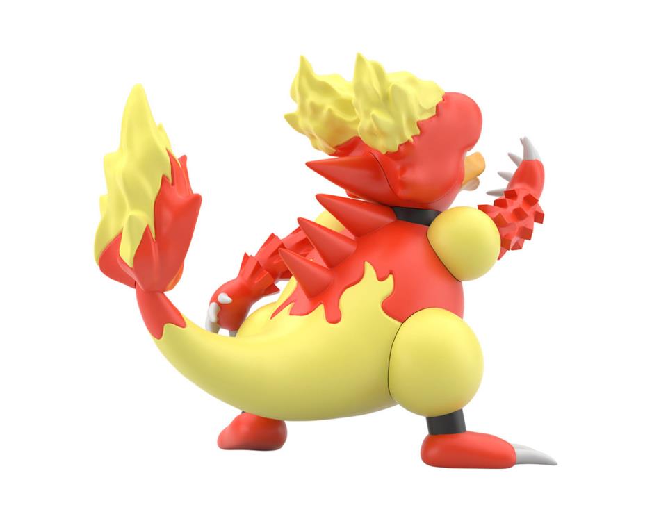 Bandai Pokemon Scale World Kanto Region Blaine, Rapidash & Magmar 3-Pack Action Figure Set - Collectible Trading Figures for Display, Gifts & Pokemon Battles