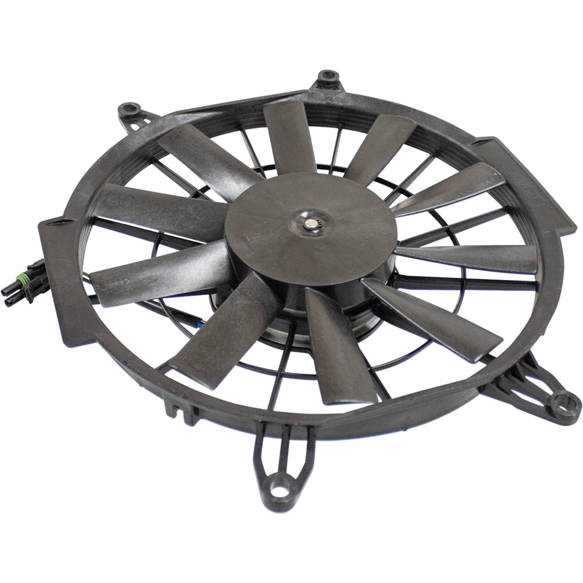 Polaris ATV Radiator Cooling Fan Motor Assembly - Replacement for Sportsman 400 450 500 HO EFI (2004-2011) | Compatible with Part Numbers 495829, 49-5829, 2410383, 434-22007, 70-1004 | Perfect for Off-Road Cooling System Maintenance & Repair