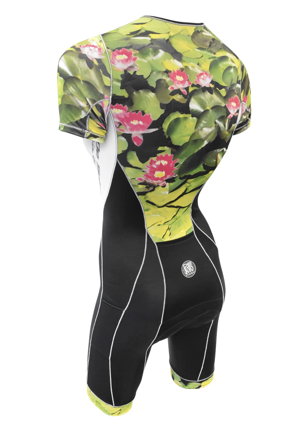 De Soto Women's Riviera Short Sleeve Triathlon Trisuit - Comfortable & Quick-Drying for Swimming, Cycling & Running Workouts