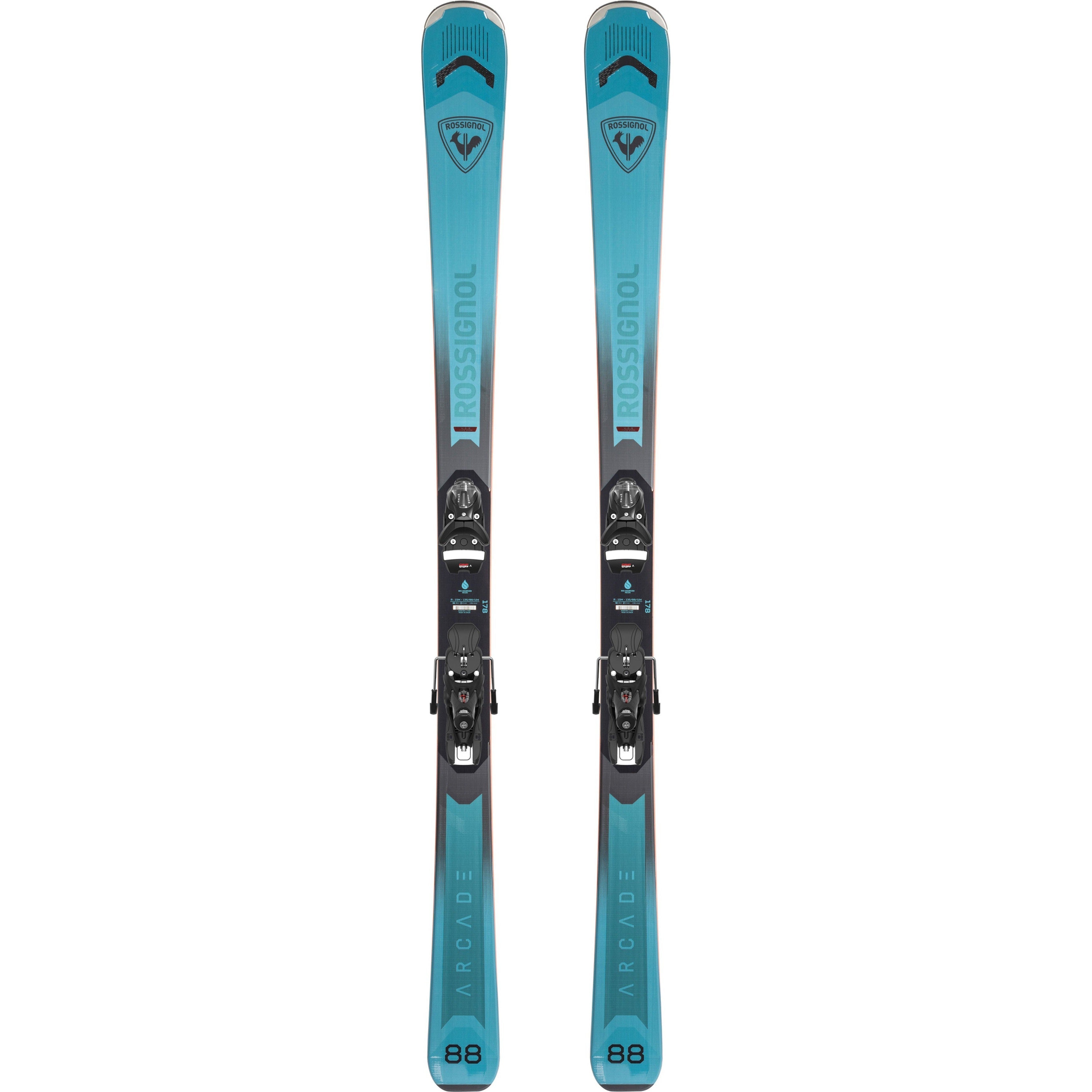 Rossignol ARCADE 88 All-Mountain Skis with K SPX12 Bindings 2025 - Perfect for Powder, Groomers & Freeride Skiing
