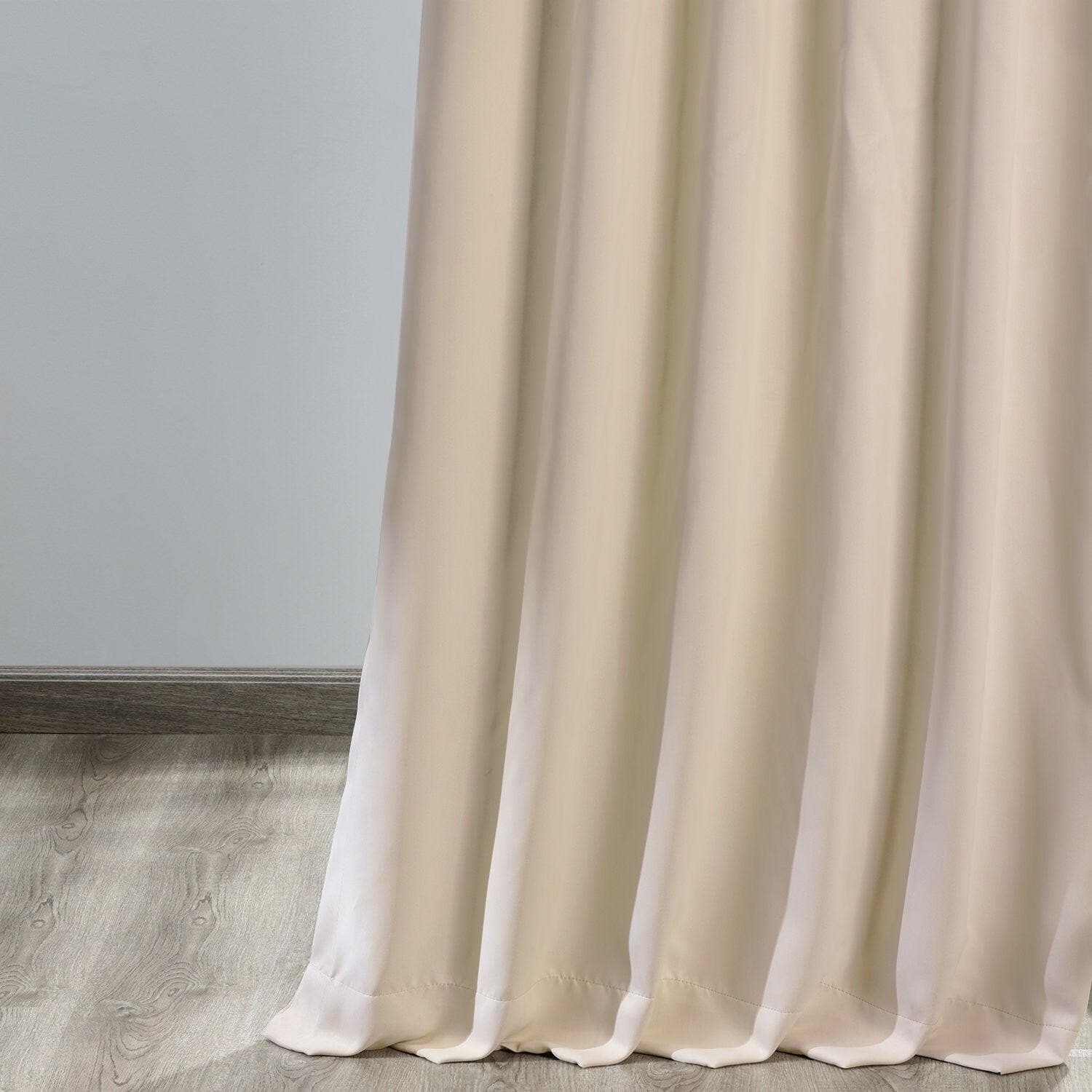 Blackout Curtains for Bedroom - Eggnog Thermal Insulated Window Drapes for Noise Reduction & Light Blocking - Perfect for Nursery, Living Room & Home Theater